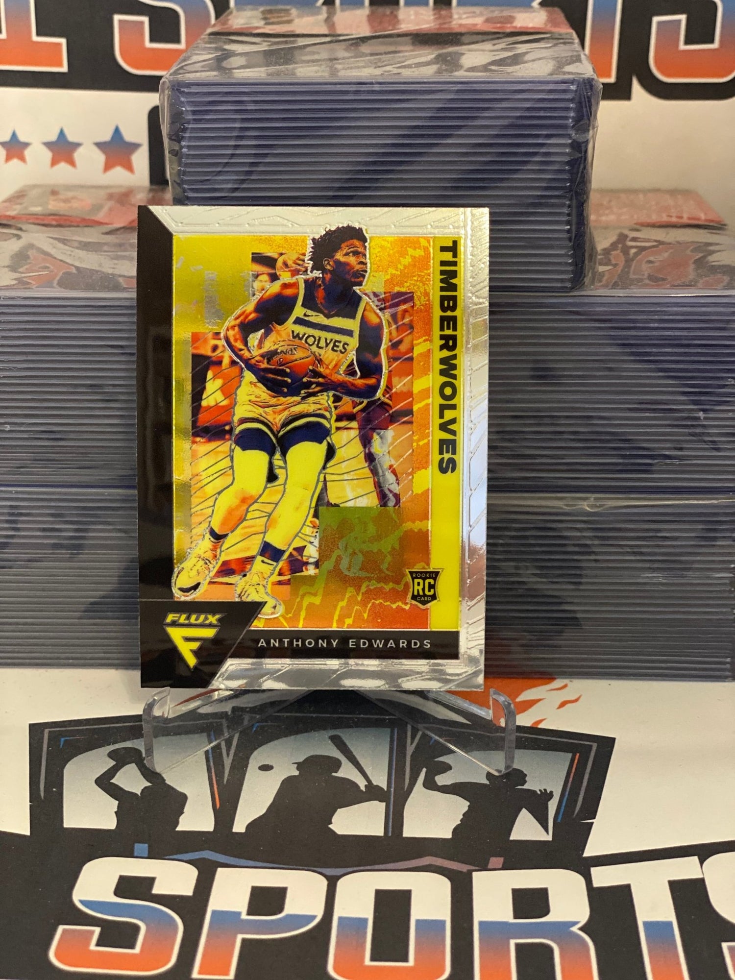 2020 Panini Flux Anthony Edwards Rookie #202