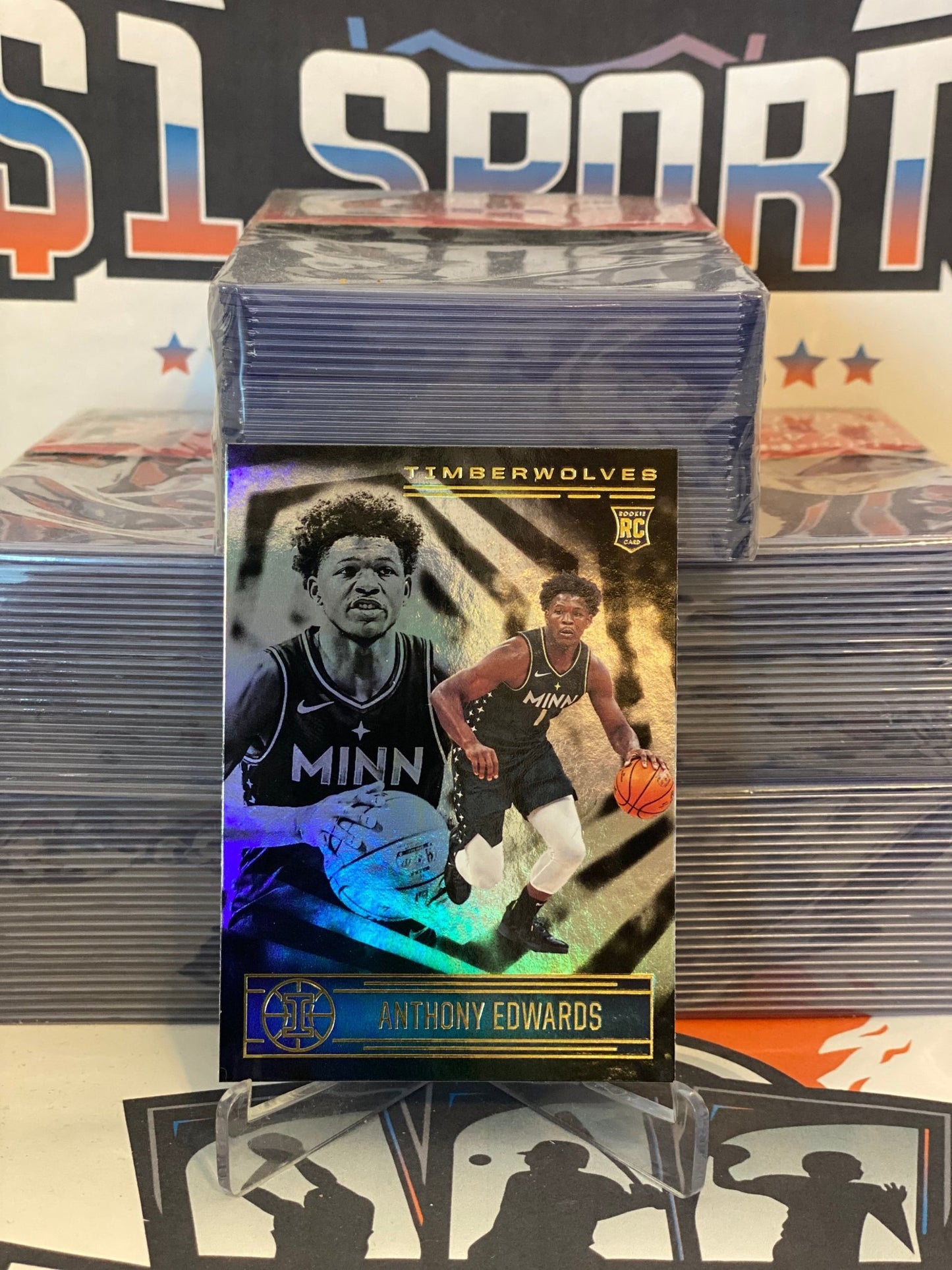 2020 Panini Illusions Anthony Edwards Rookie #152