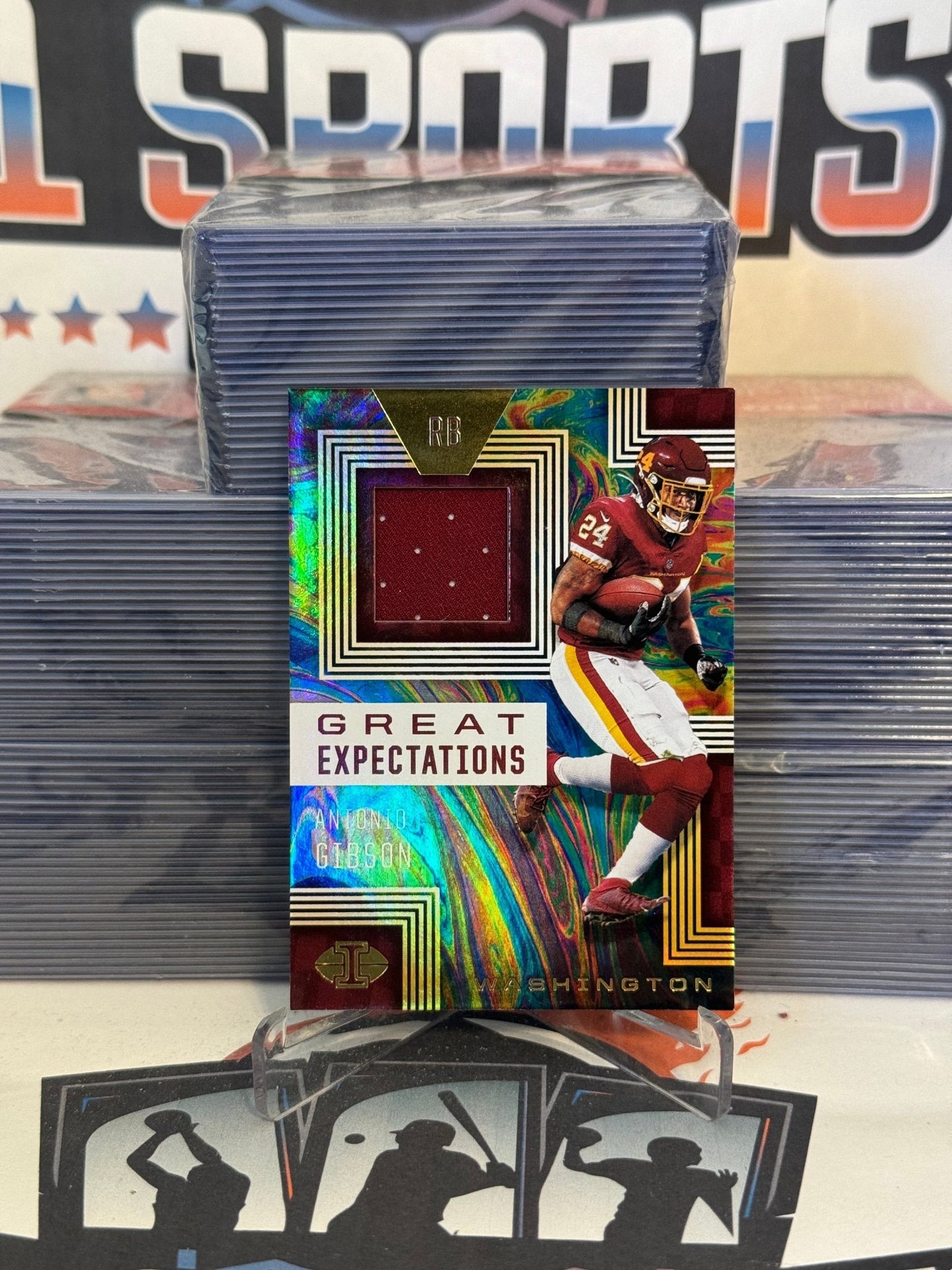 2020 Panini Illusions (Great Expectations Relic) Antonio Gibson #GE29