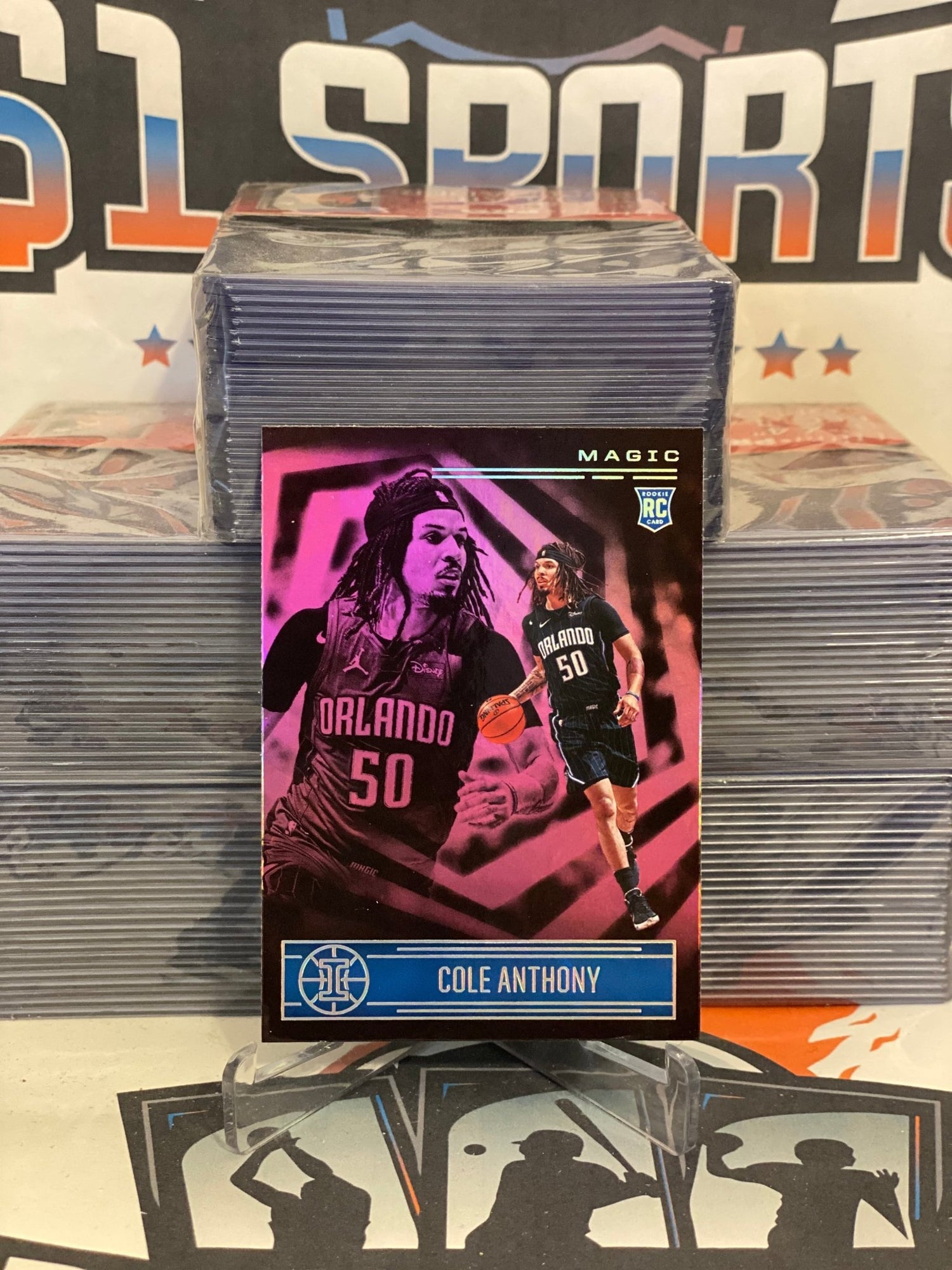 2020 Panini Illusions (Pink) Cole Anthony Rookie #156