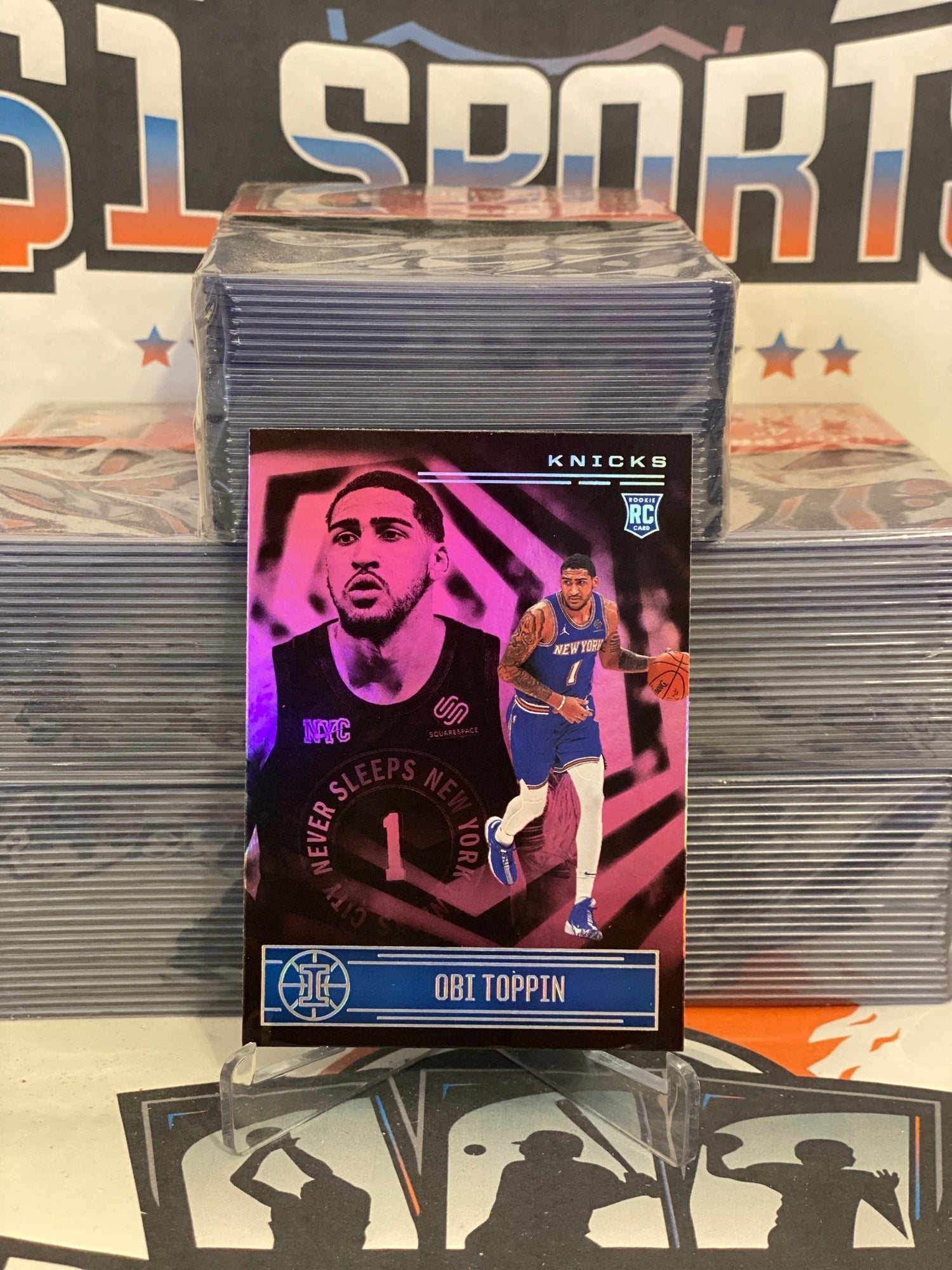 2020 Panini Illusions (Pink) Obi Toppin Rookie #176