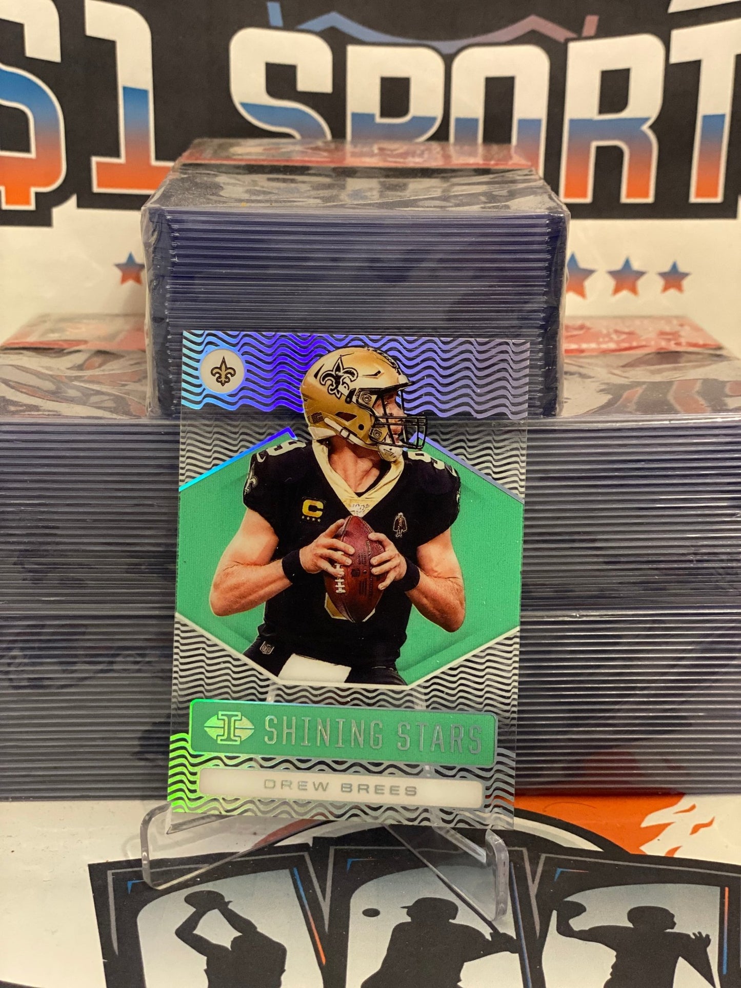 2020 Panini Illusions (Shining Stars) Drew Brees #SS8