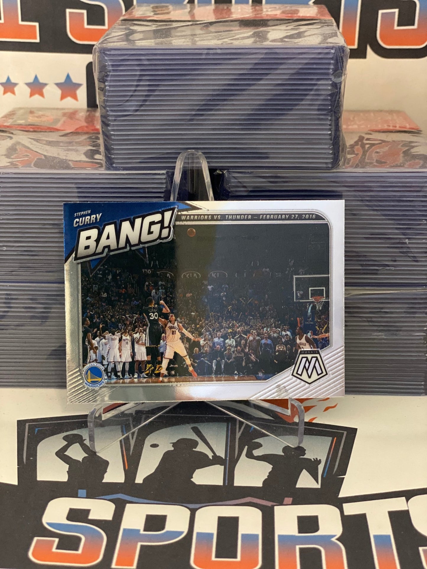 2020 Panini Mosaic (Bang!) Stephen Curry #2