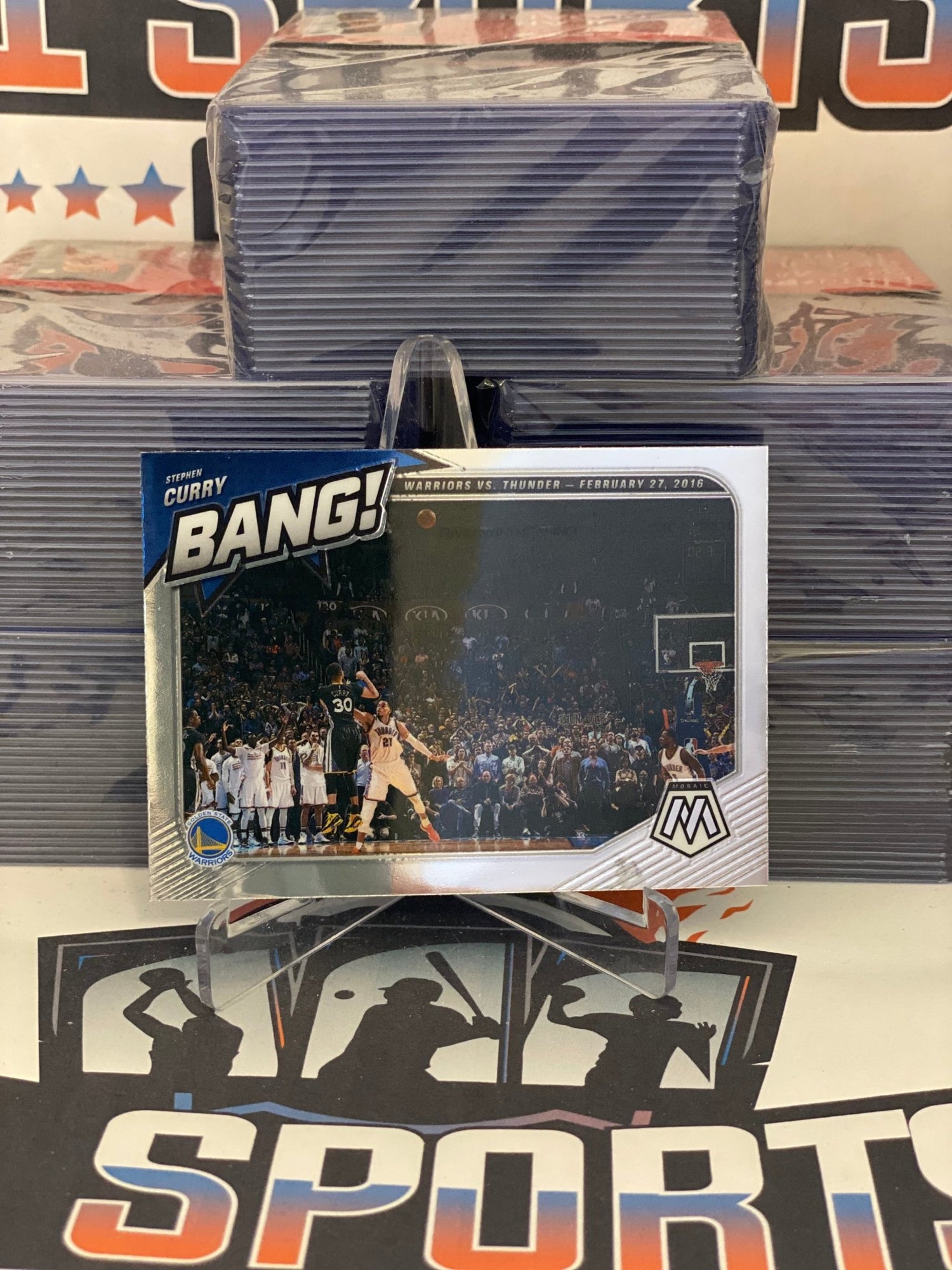 2020 Panini Mosaic (Bang!) Stephen Curry #2