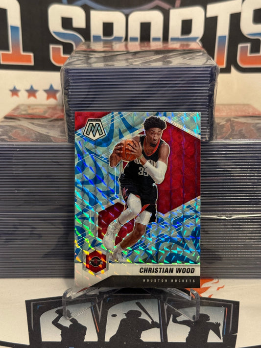 2020 Panini Mosaic (Blue Reactive Prizm) Christian Wood #165