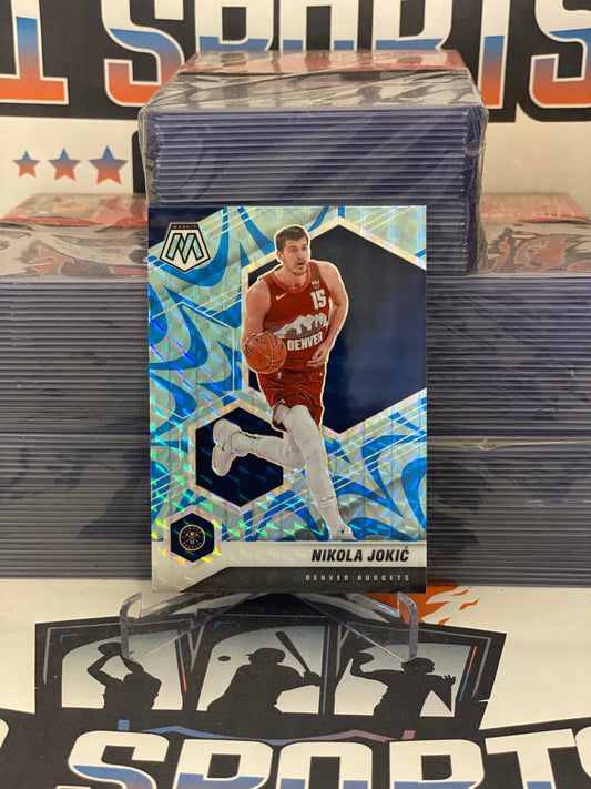 2020 Panini Mosaic (Blue Reactive Prizm) Nikola Jokic #21