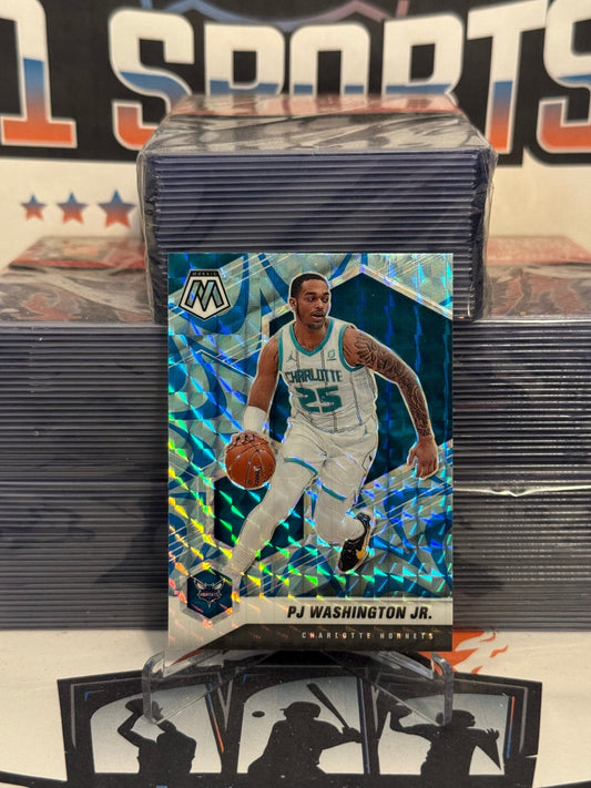 2020 Panini Mosaic (Blue Reactive Prizm) PJ Washington Jr. #27