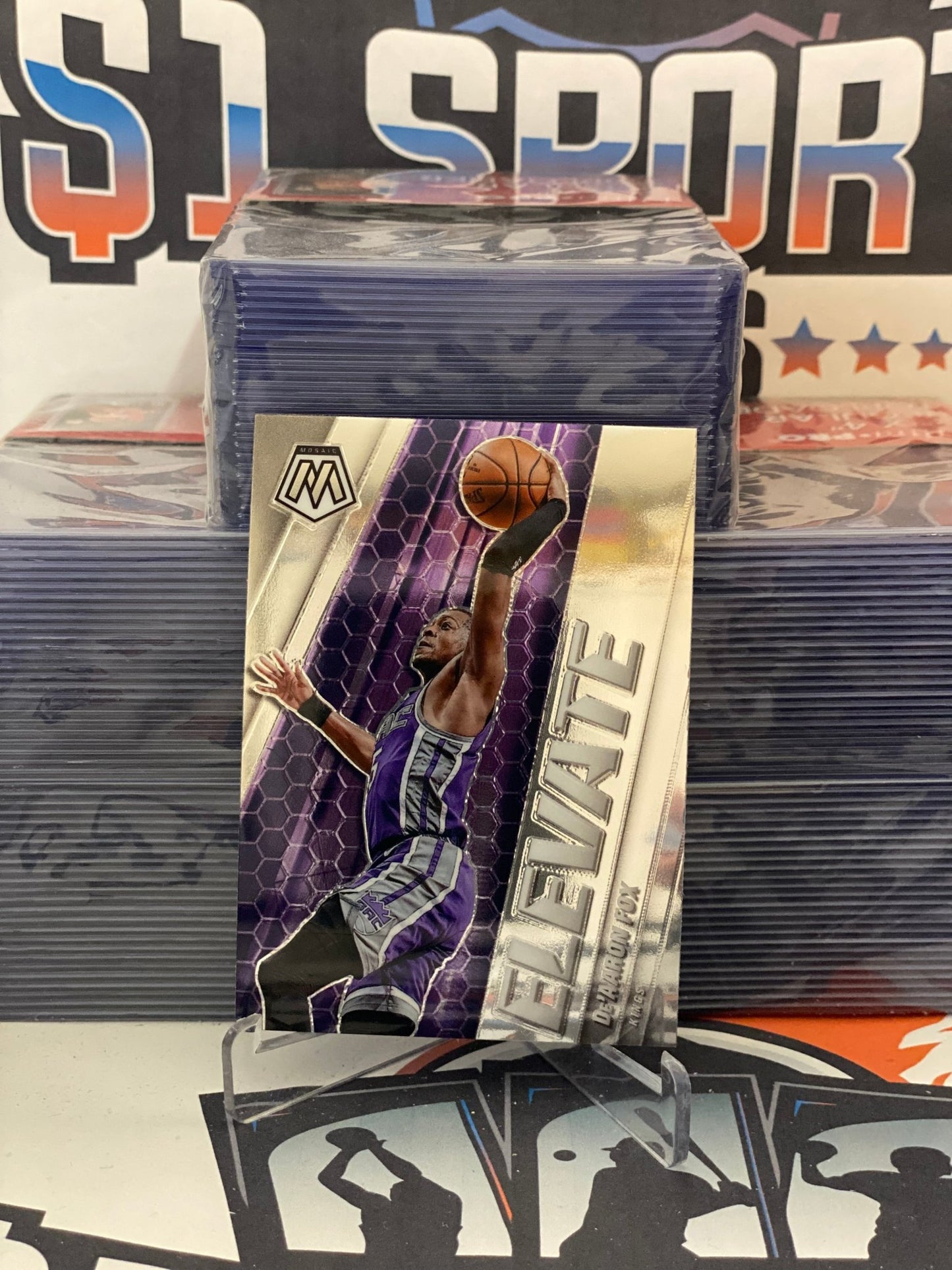 2020 Panini Mosaic (Elevate) De'Aaron Fox #11