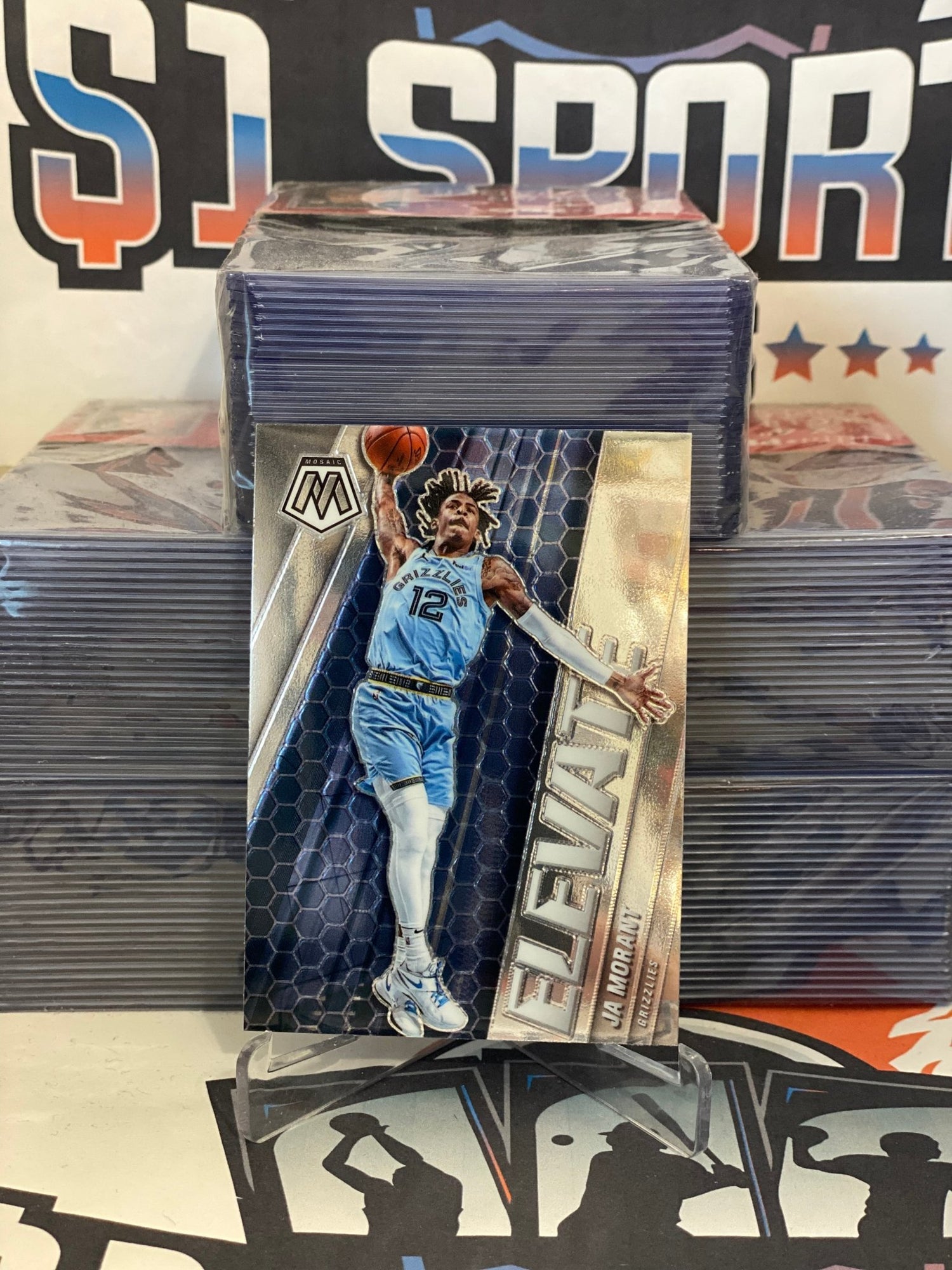 2020 Panini Mosaic (Elevate) Ja Morant #13