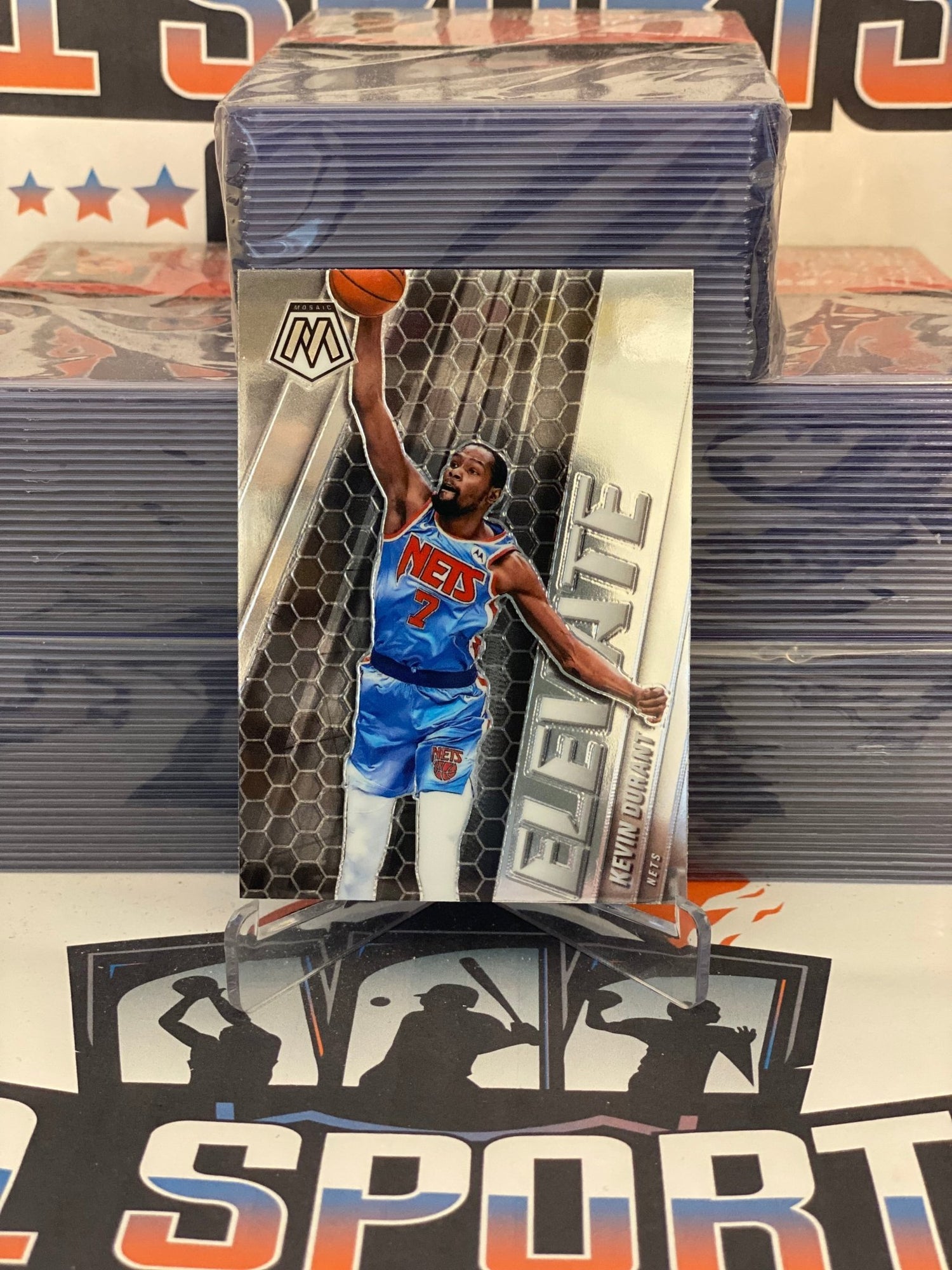 2020 Panini Mosaic (Elevate) Kevin Durant #9