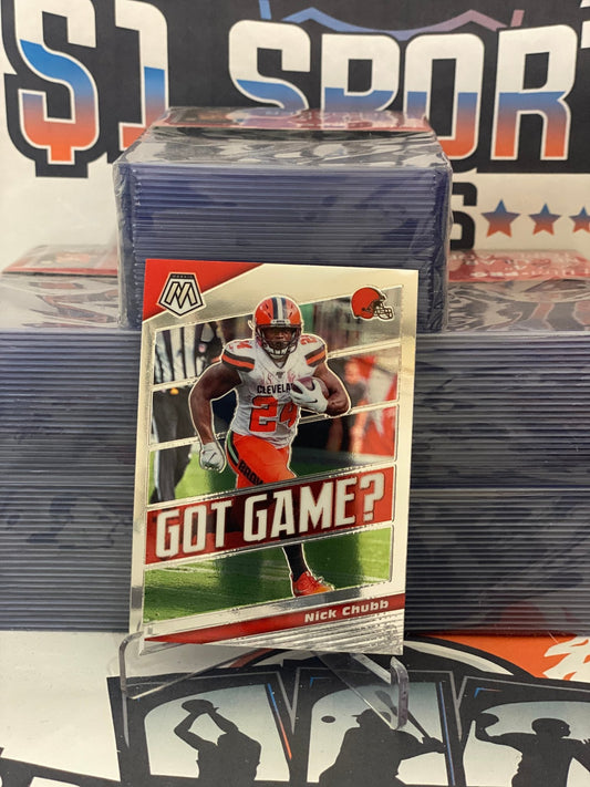2020 Panini Mosaic (Got Game?) Nick Chubb #GG22