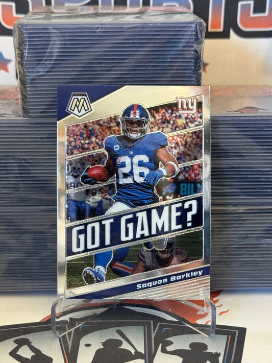 2020 Panini Mosaic (Got Game?) Saquon Barkley #GG9