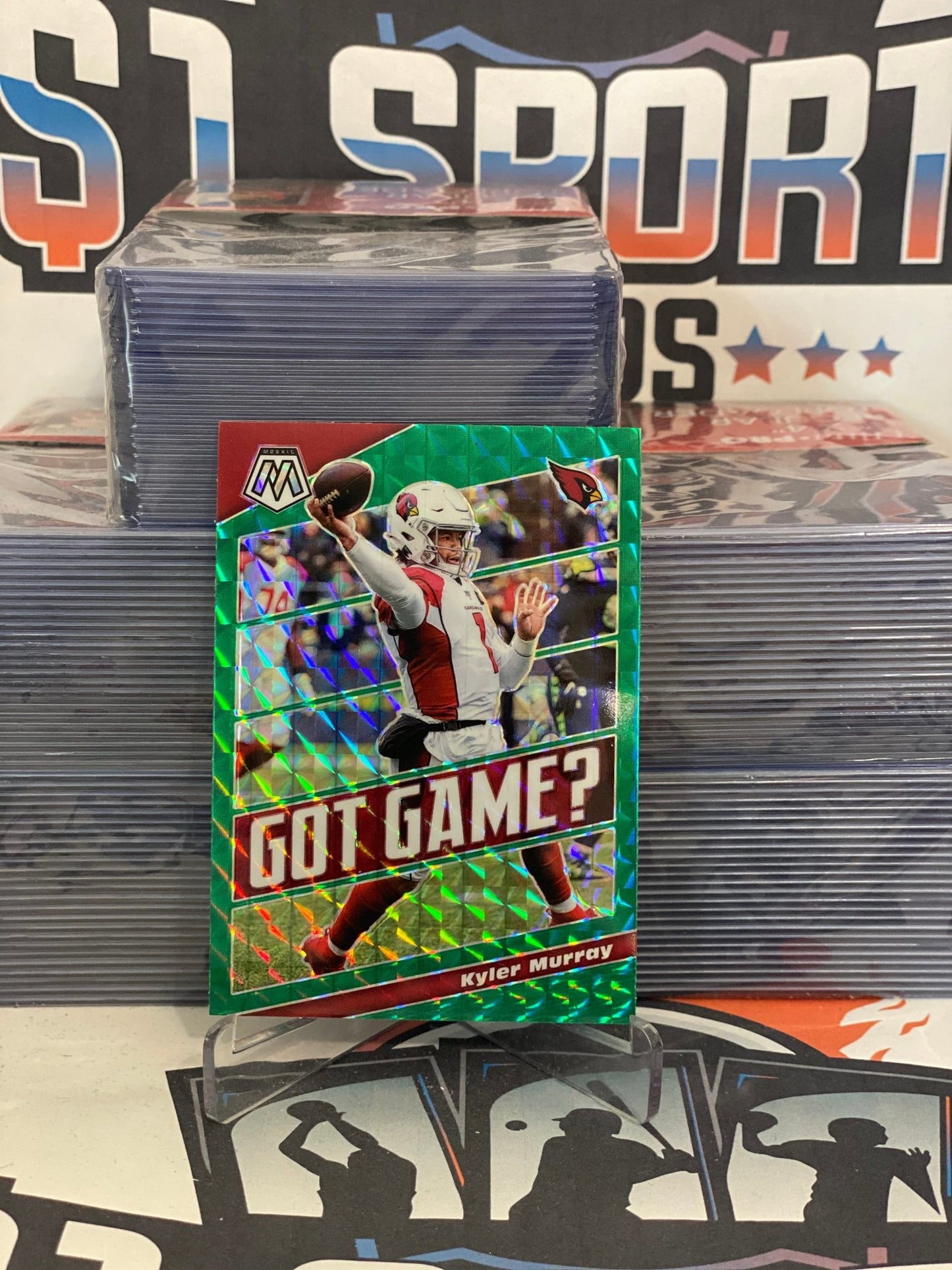 2020 Panini Mosaic (Green Prizm, Got Game?) Kyler Murray #GG25