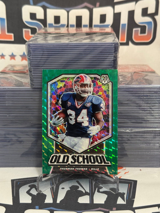 2020 Panini Mosaic (Green Prizm, Old School) Thurman Thomas #OS19