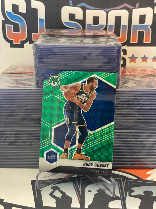 2020 Panini Mosaic (Green Prizm) Rudy Gobert #58