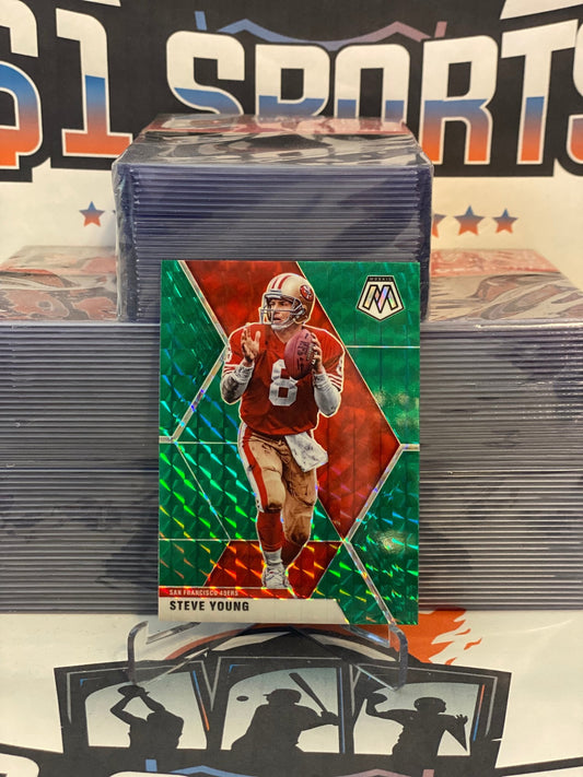 2020 Panini Mosaic (Green Prizm) Steve Young #179