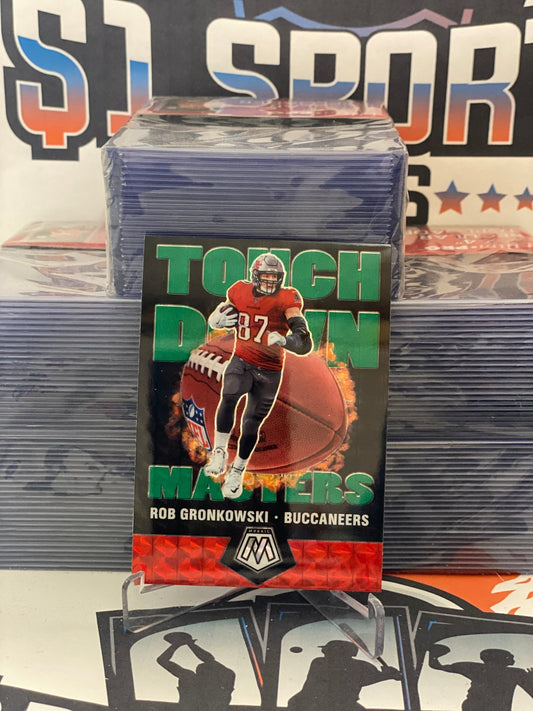 2020 Panini Mosaic (Green Prizm, Touchdown Masters) Rob Gronkowski #TM9