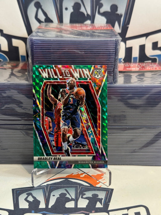 2020 Panini Mosaic (Green Prizm, Will to Win) Bradley Beal #5