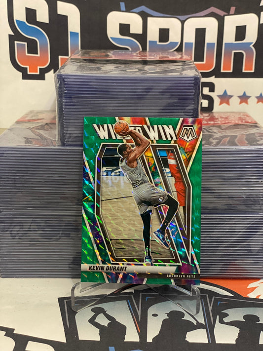 2020 Panini Mosaic (Green Prizm, Will to Win) Kevin Durant #1