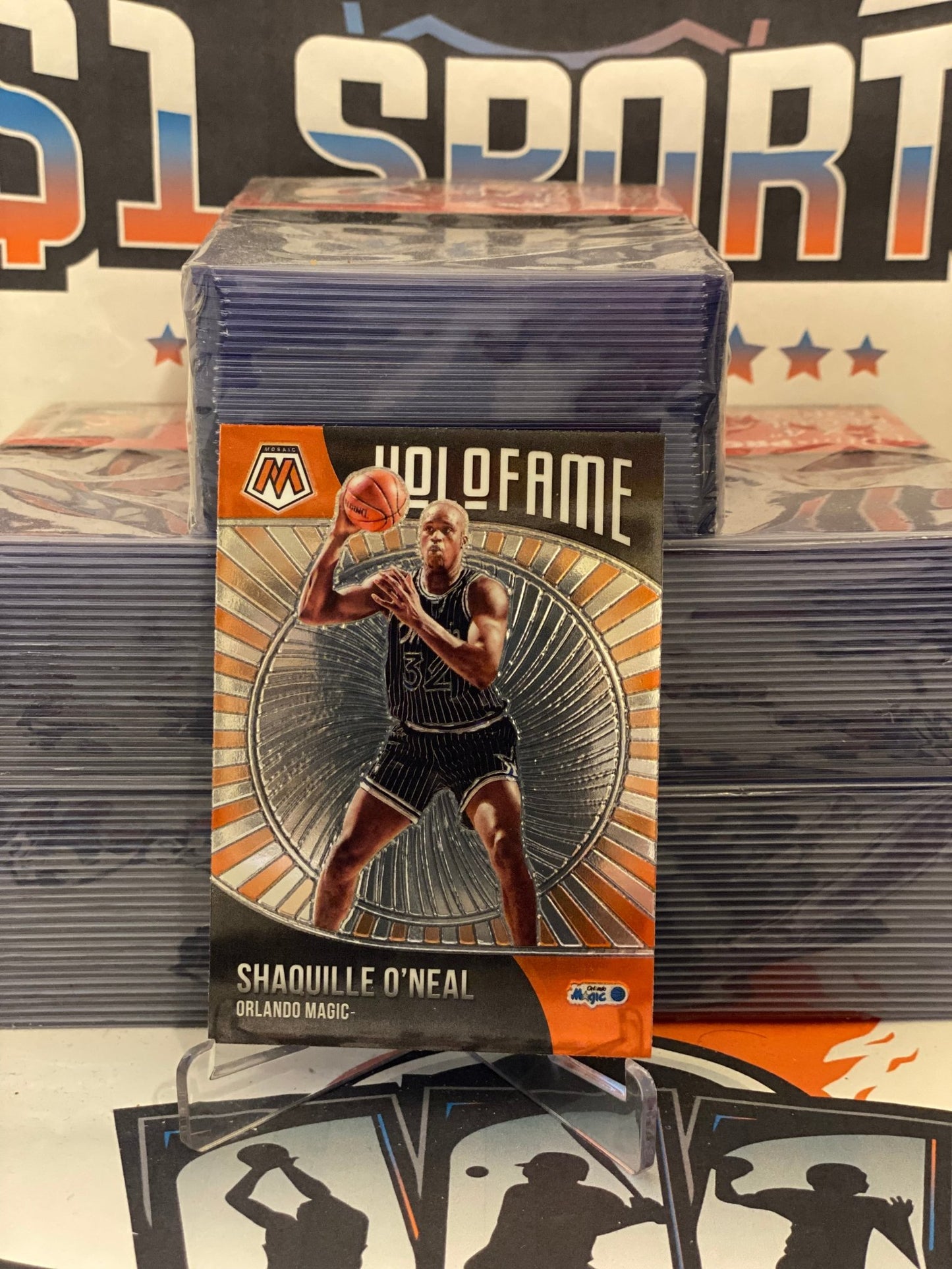 2020 Panini Mosaic (HoloFame) Shaquille O'Neal #3