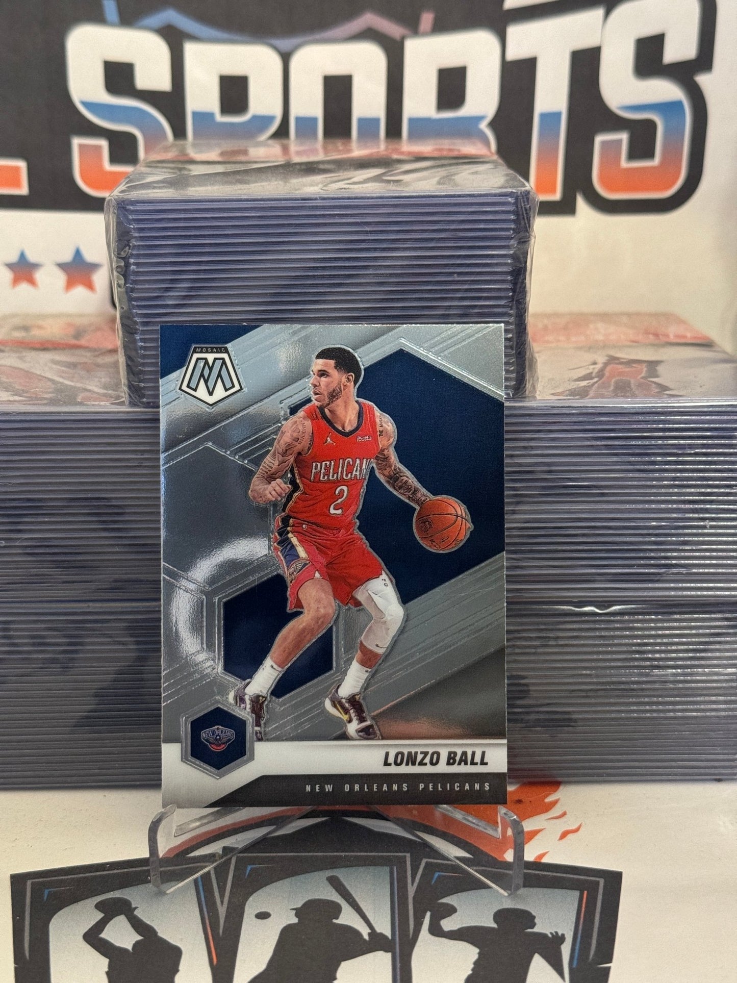 2020 Panini Mosaic Lonzo Ball #37