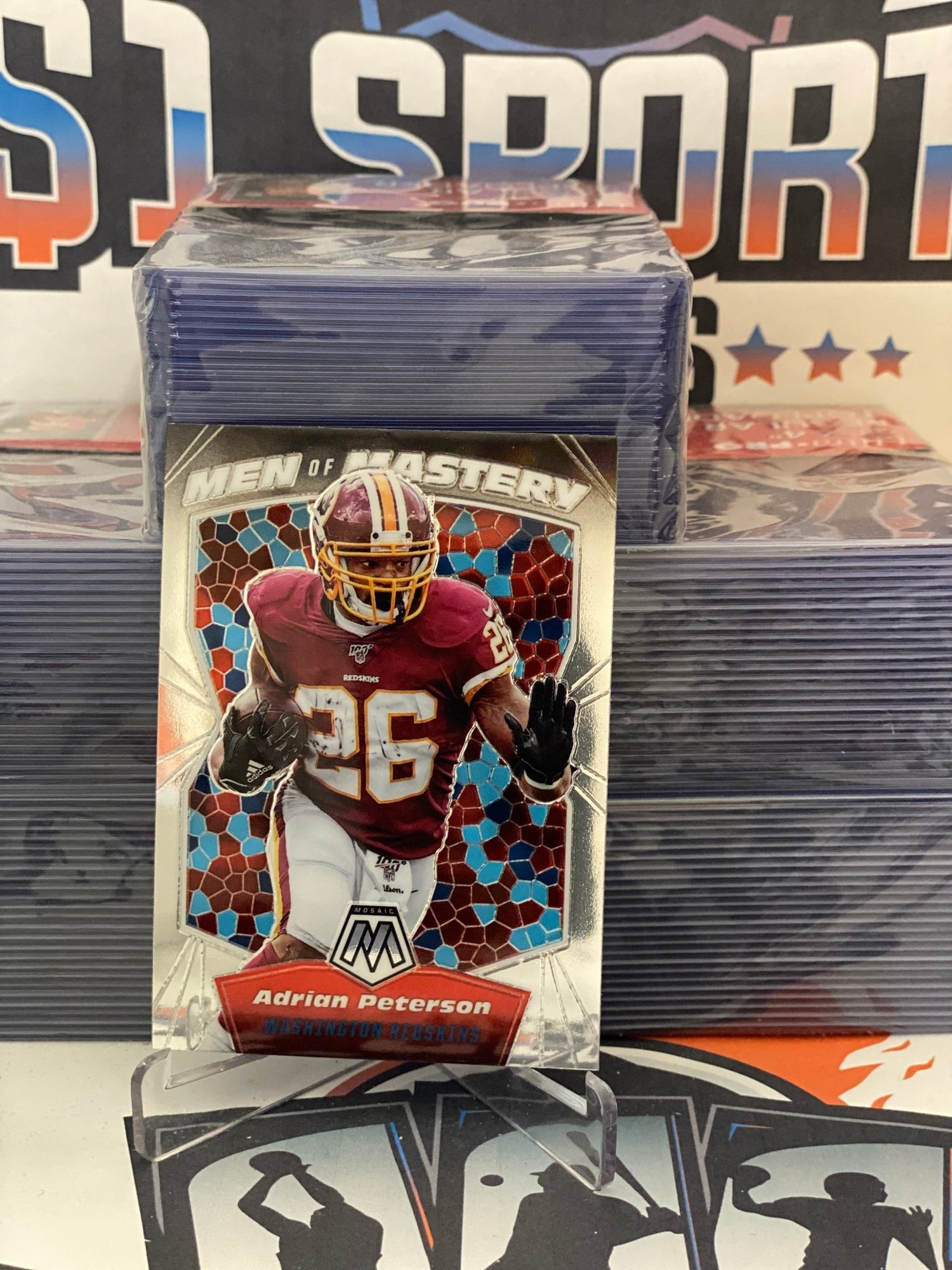 2020 Panini Mosaic (Men of Mastery) Adrian Peterson #MM3