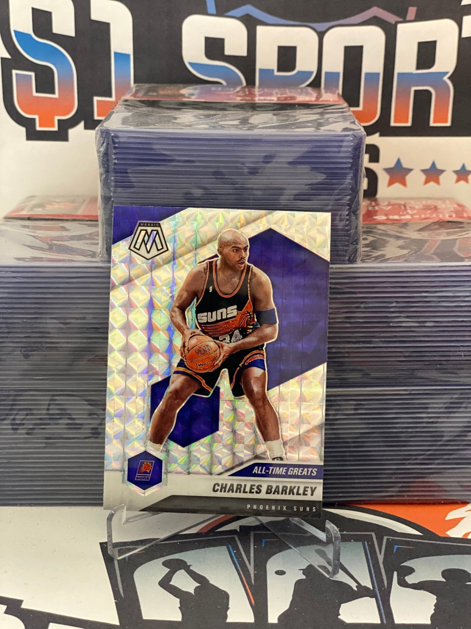 2020 Panini Mosaic (Mosaic Prizm, All-Time Greats) Charles Barkley #281