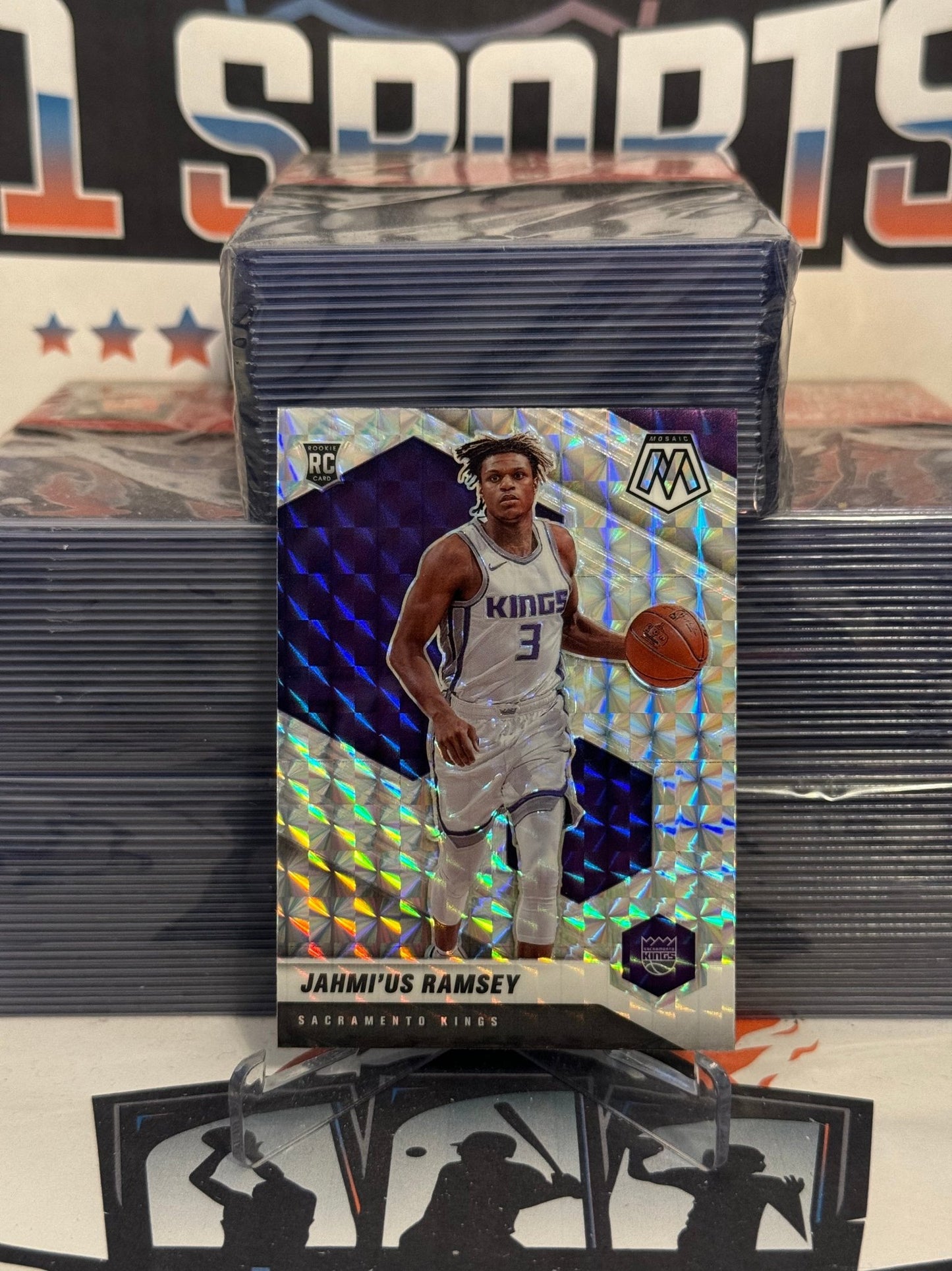 2020 Panini Mosaic (Mosaic Prizm) Jahmi'us Ramsey Rookie #239