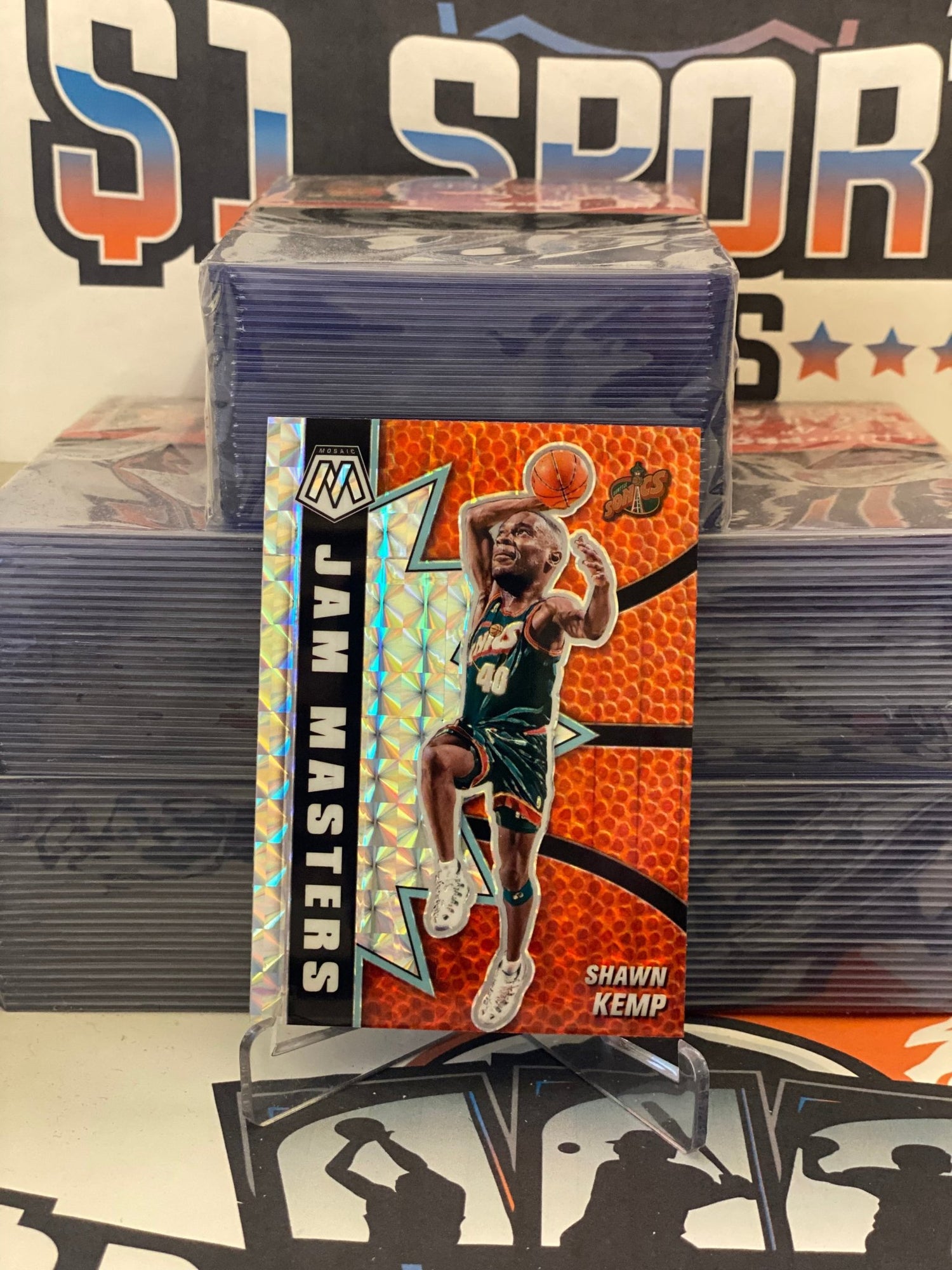 2020 Panini Mosaic (Mosaic Prizm, Jam Masters) Shawn Kemp #15