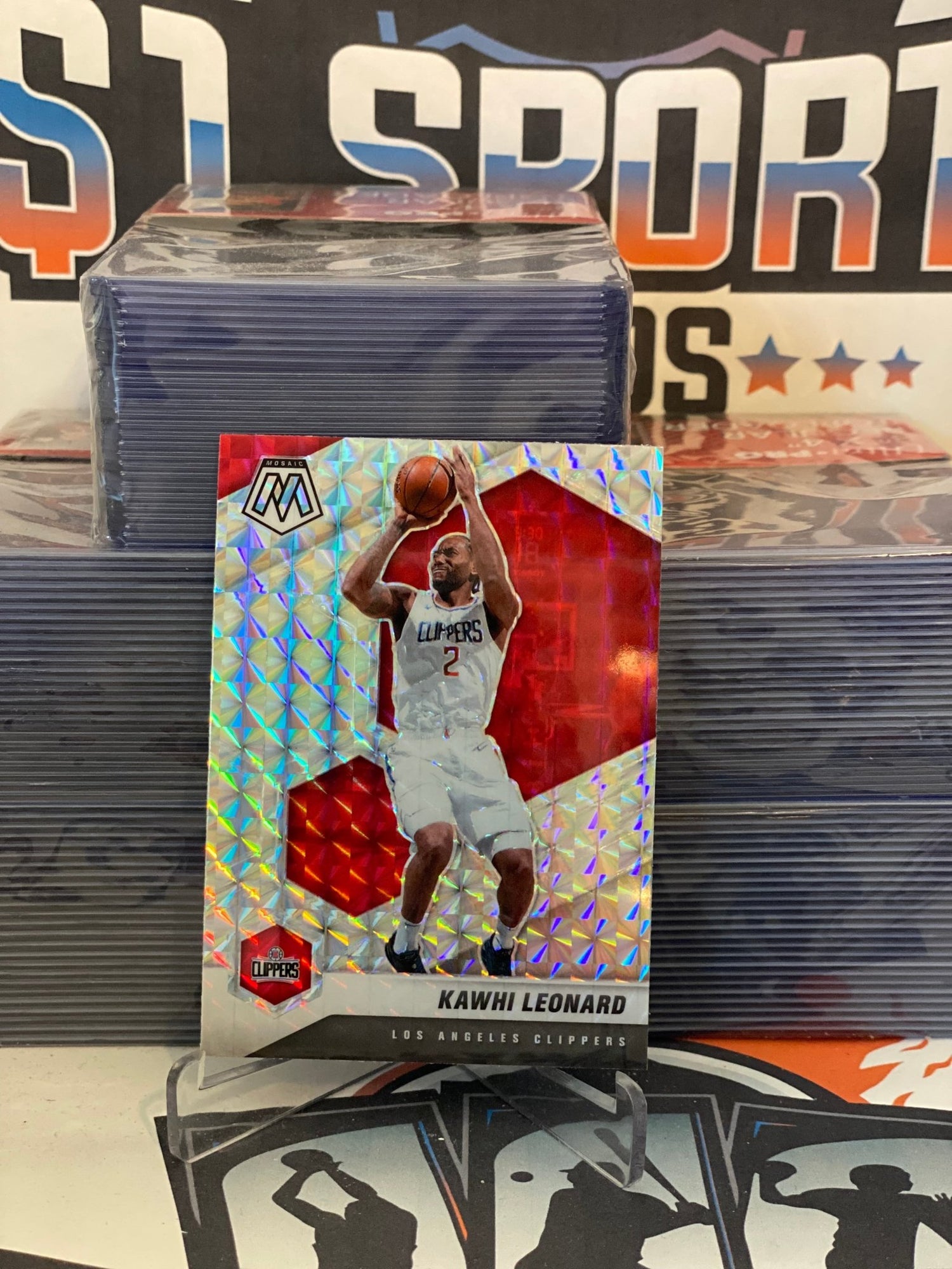 2020 Panini Mosaic (Mosaic Prizm) Kawhi Leonard #144