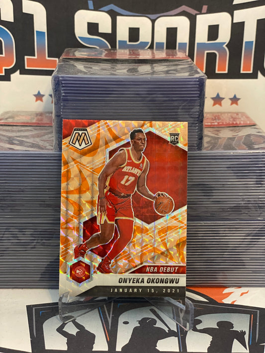 2020 Panini Mosaic (Orange Reactive Prizm, NBA Debut) Onyeka Okongwu Rookie #274