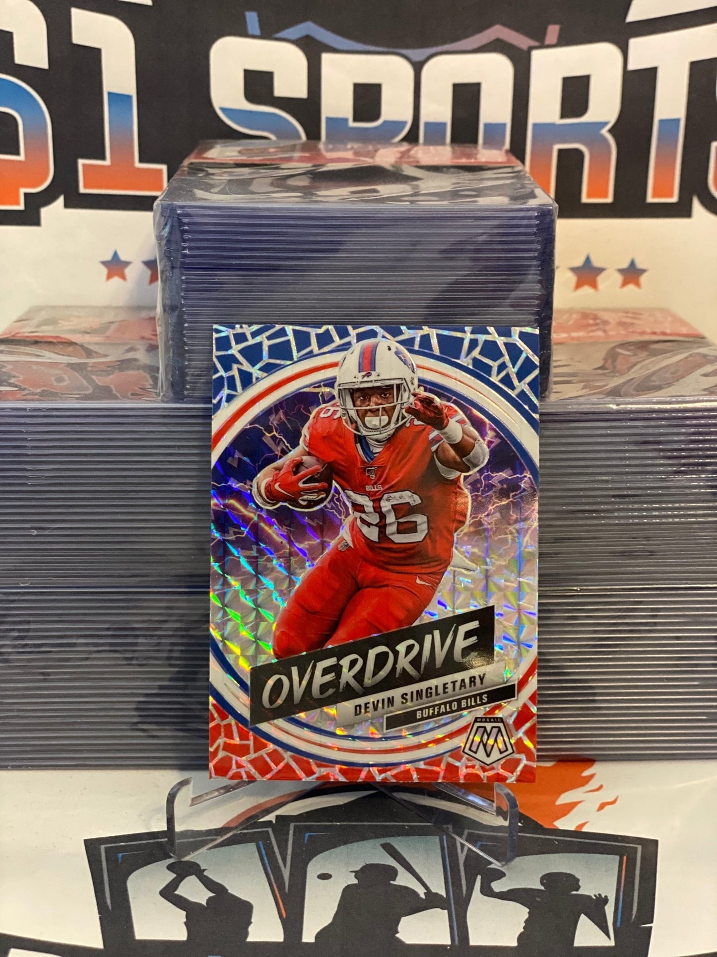 2020 Panini Mosaic (Overdrive) Devin Singletary #1