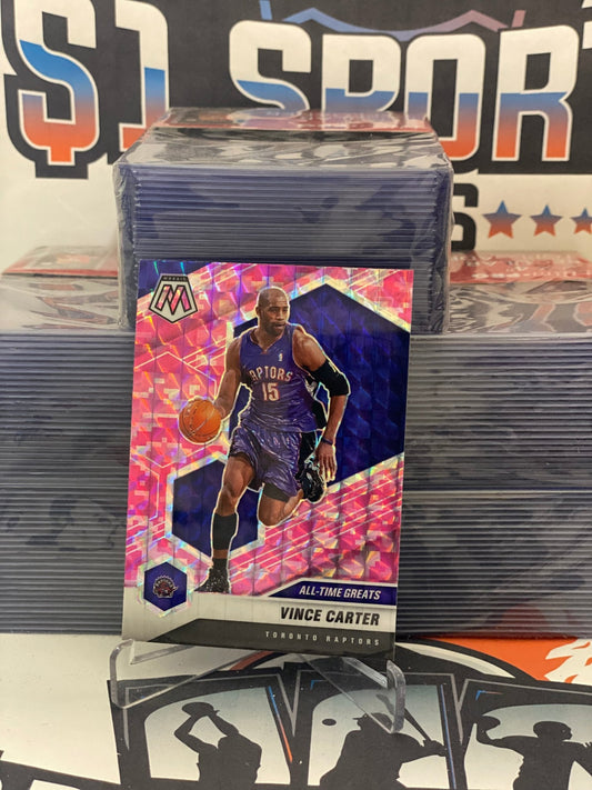 2020 Panini Mosaic (Pink Camo Prizm, All-Time Greats) Vince Carter #290