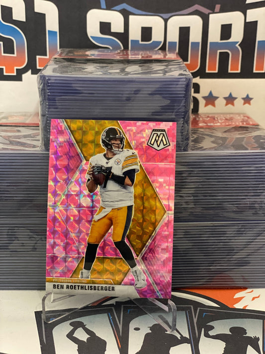 2020 Panini Mosaic (Pink Camo Prizm) Ben Roethlisberger #170