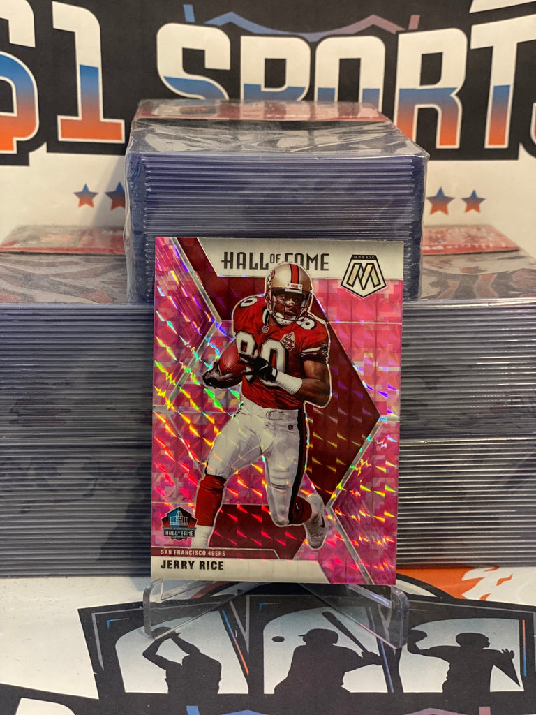 2020 MOSAIC HALL OF FAME JERRY RICE #287 SAN FRANCISCO 49ERS