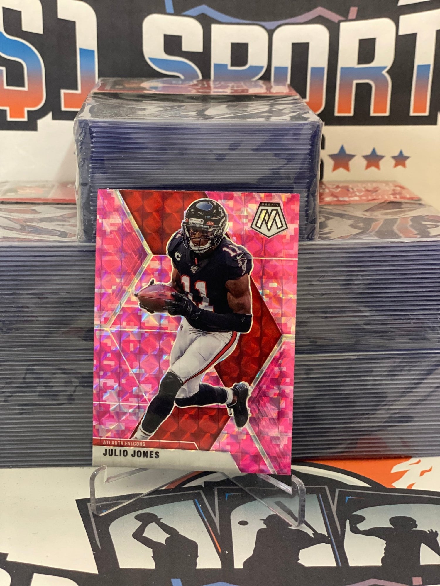 2020 Panini Mosaic (Pink Camo Prizm) Julio Jones #15