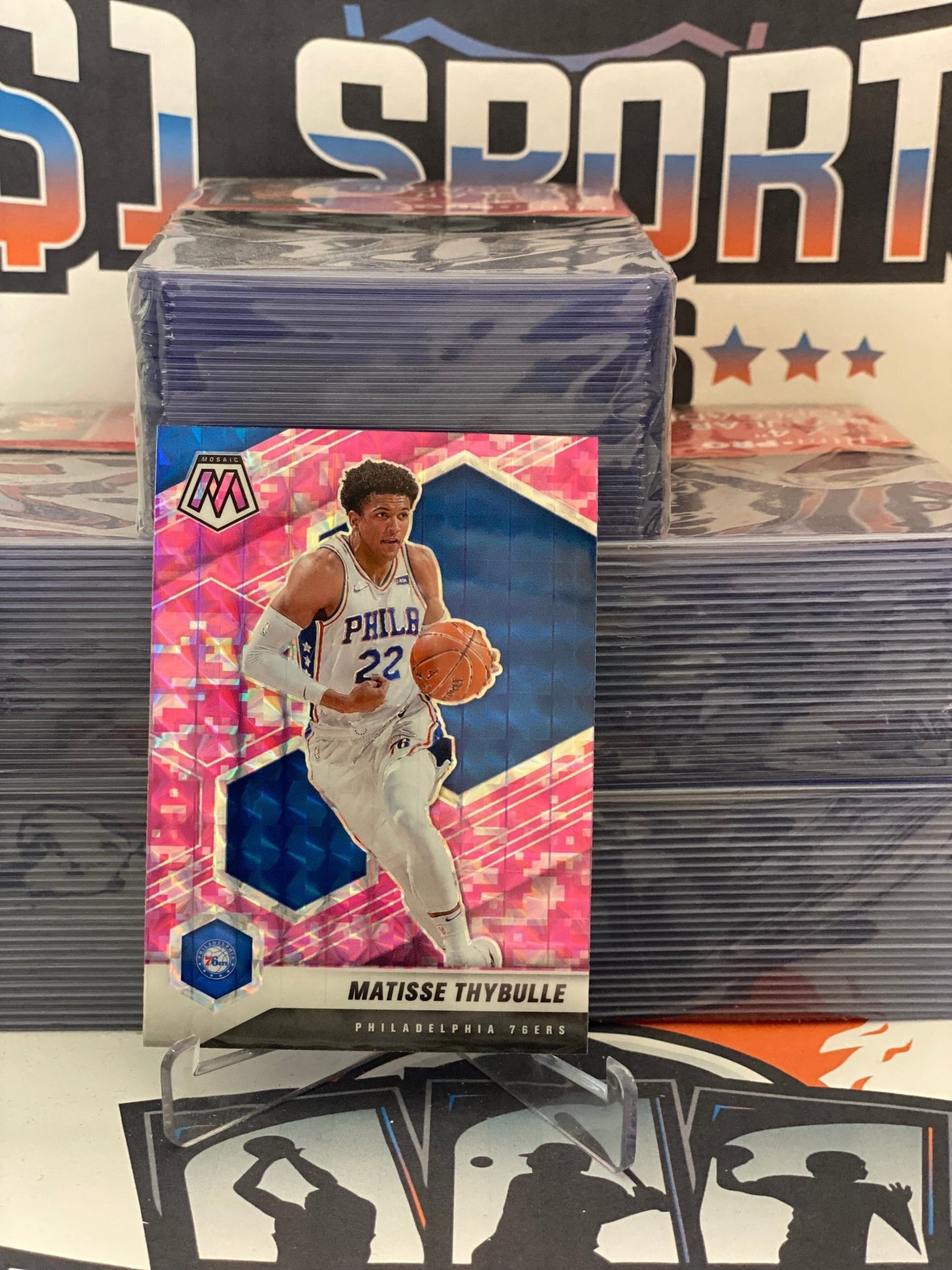 2020 Panini Mosaic (Pink Camo Prizm) Matisse Thybulle #62