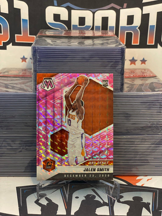 2020 Panini Mosaic (Pink Camo Prizm, NBA Debut) Jalen Smith Rookie #275