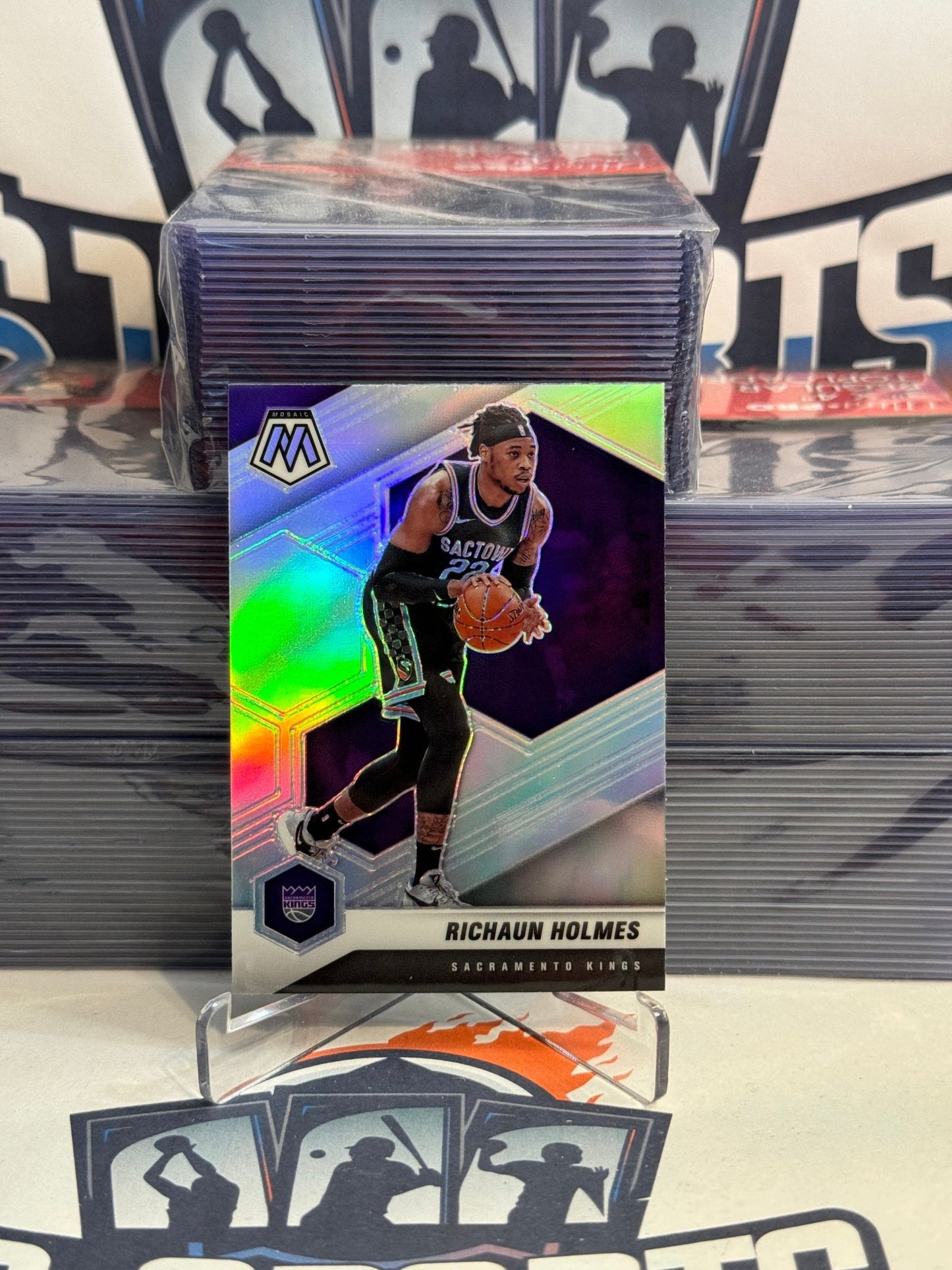 2020 Panini Mosaic (Silver Prizm) Richaun Holmes #142