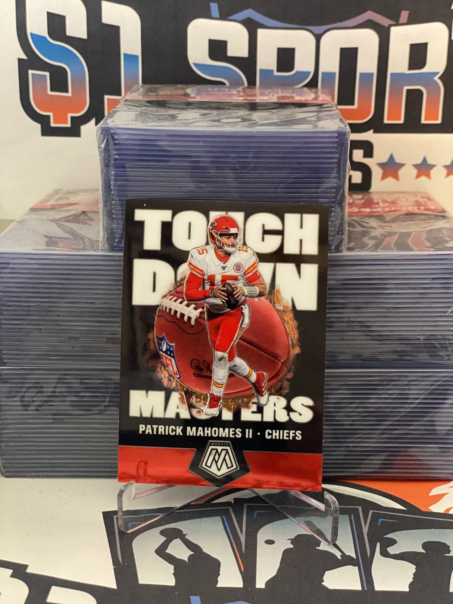 2020 Panini Mosaic (Touchdown Masters) Patrick Mahomes II #TM8