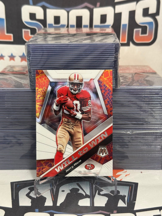 2020 Panini Mosaic (Will to Win) Jerry Rice #WW14