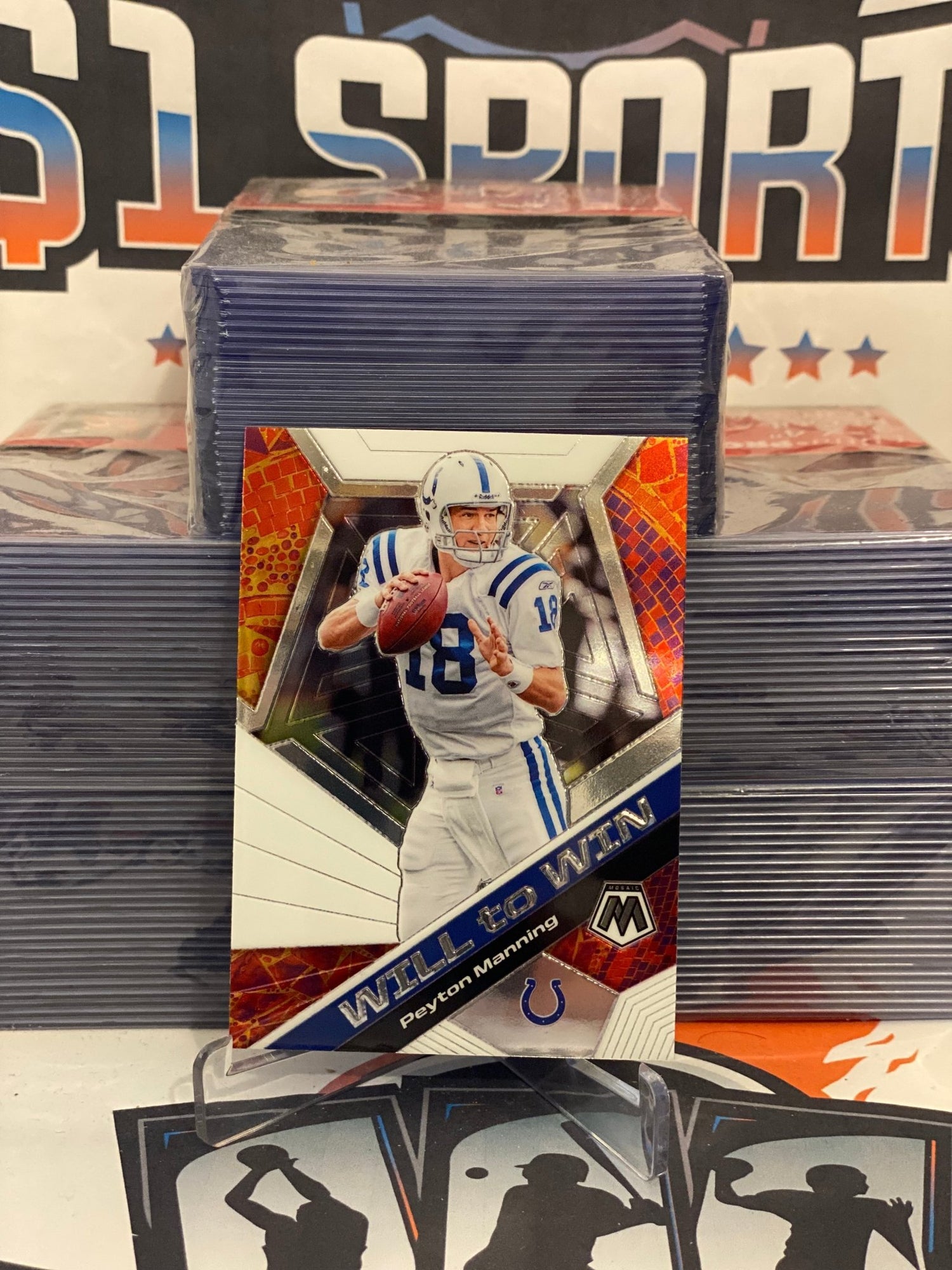 2020 Panini Mosaic (Will to Win) Peyton Manning #WW16