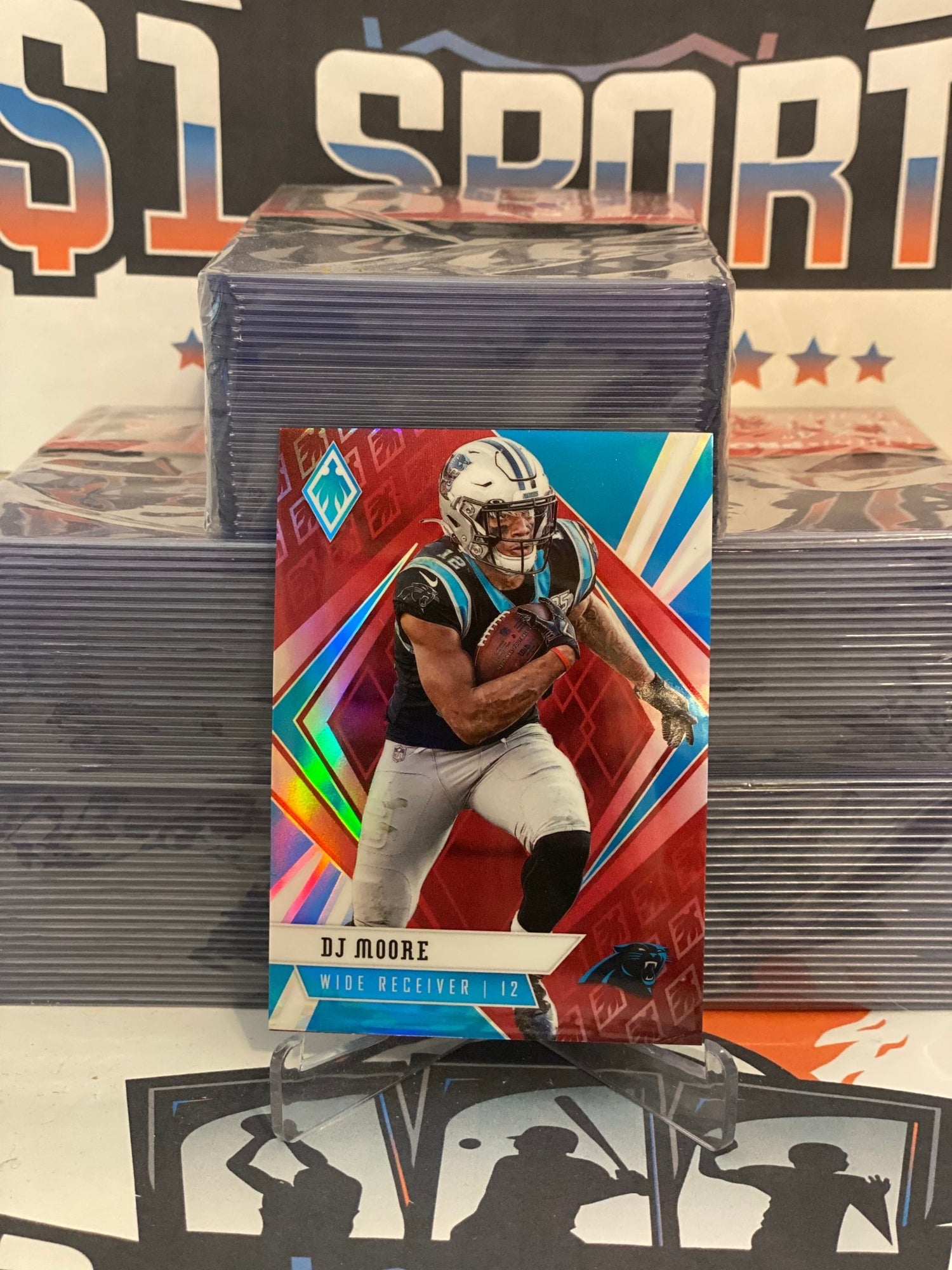 2020 Panini Phoenix (Red 056/299) DJ Moore #69