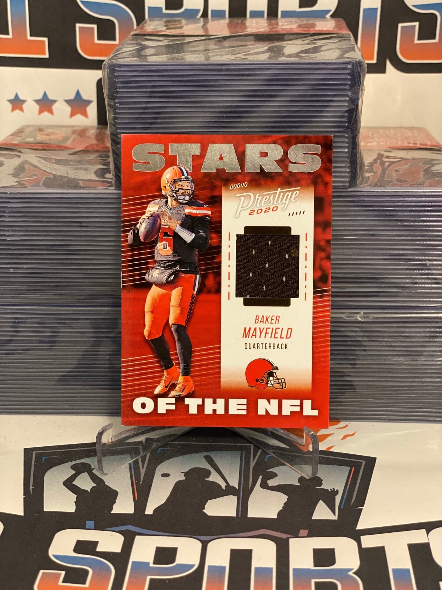 2020 Panini Prestige (Stars of the NFL Relic) Baker Mayfield #SN-BM