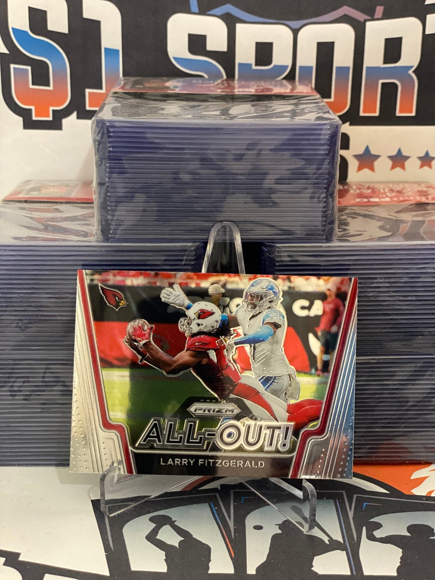 2020 Panini Prizm (All-Out!) Larry Fitzgerald #18