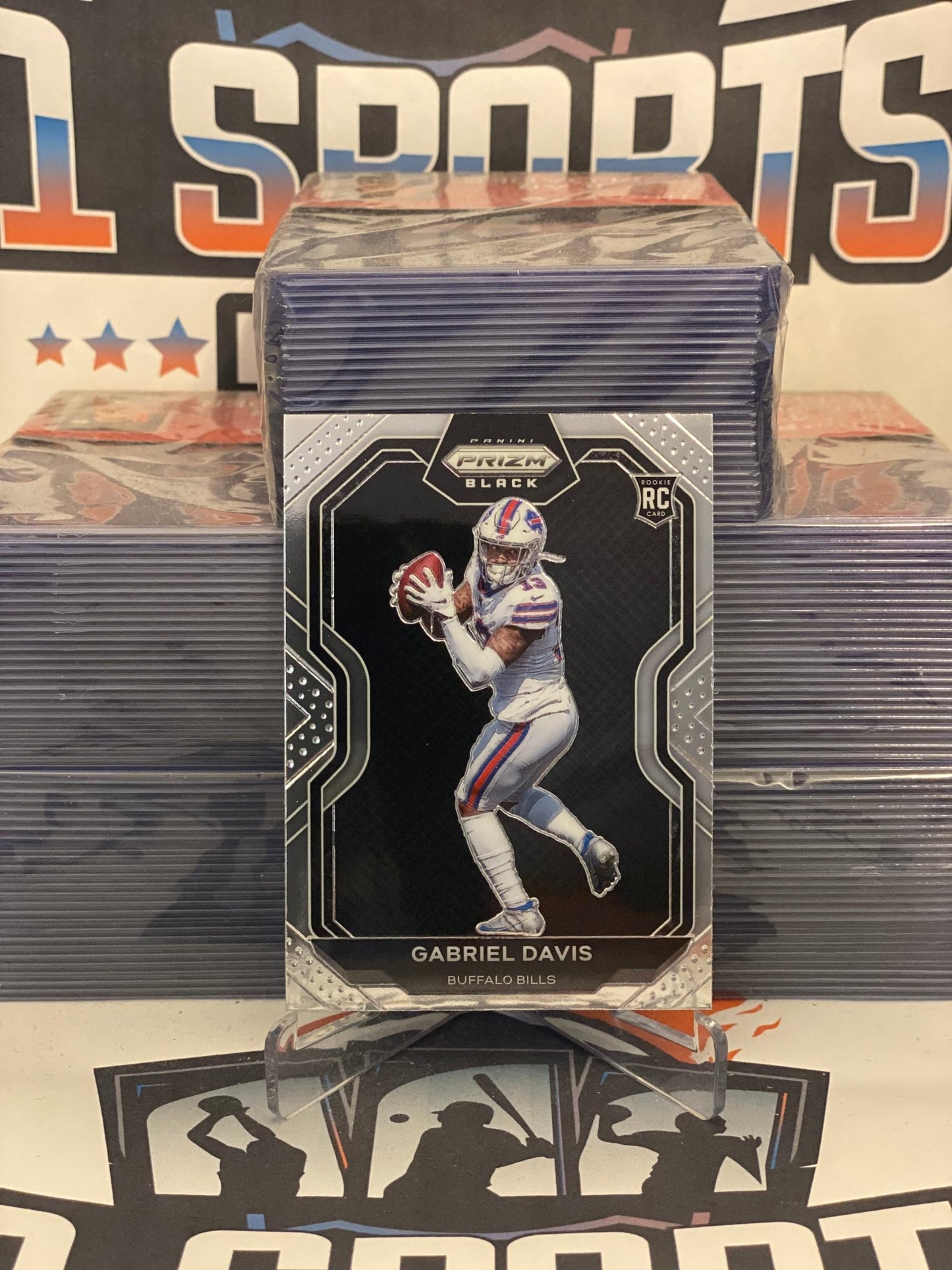 2020 Panini Prizm (Black) Gabriel Davis Rookie #PB-23