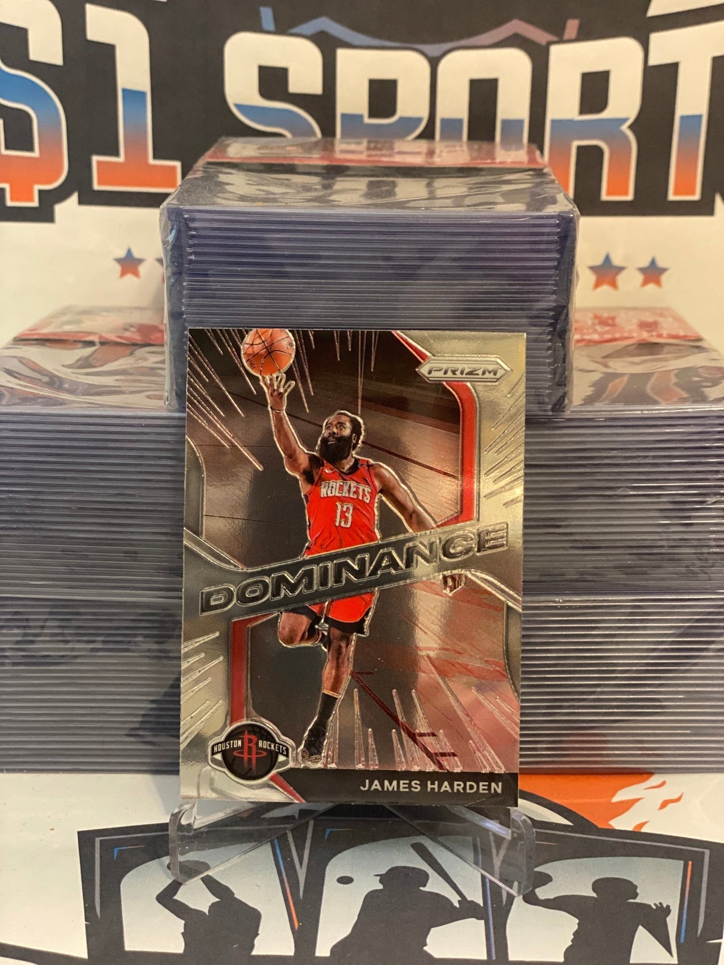 2020 Panini Prizm (Dominance) James Harden #8