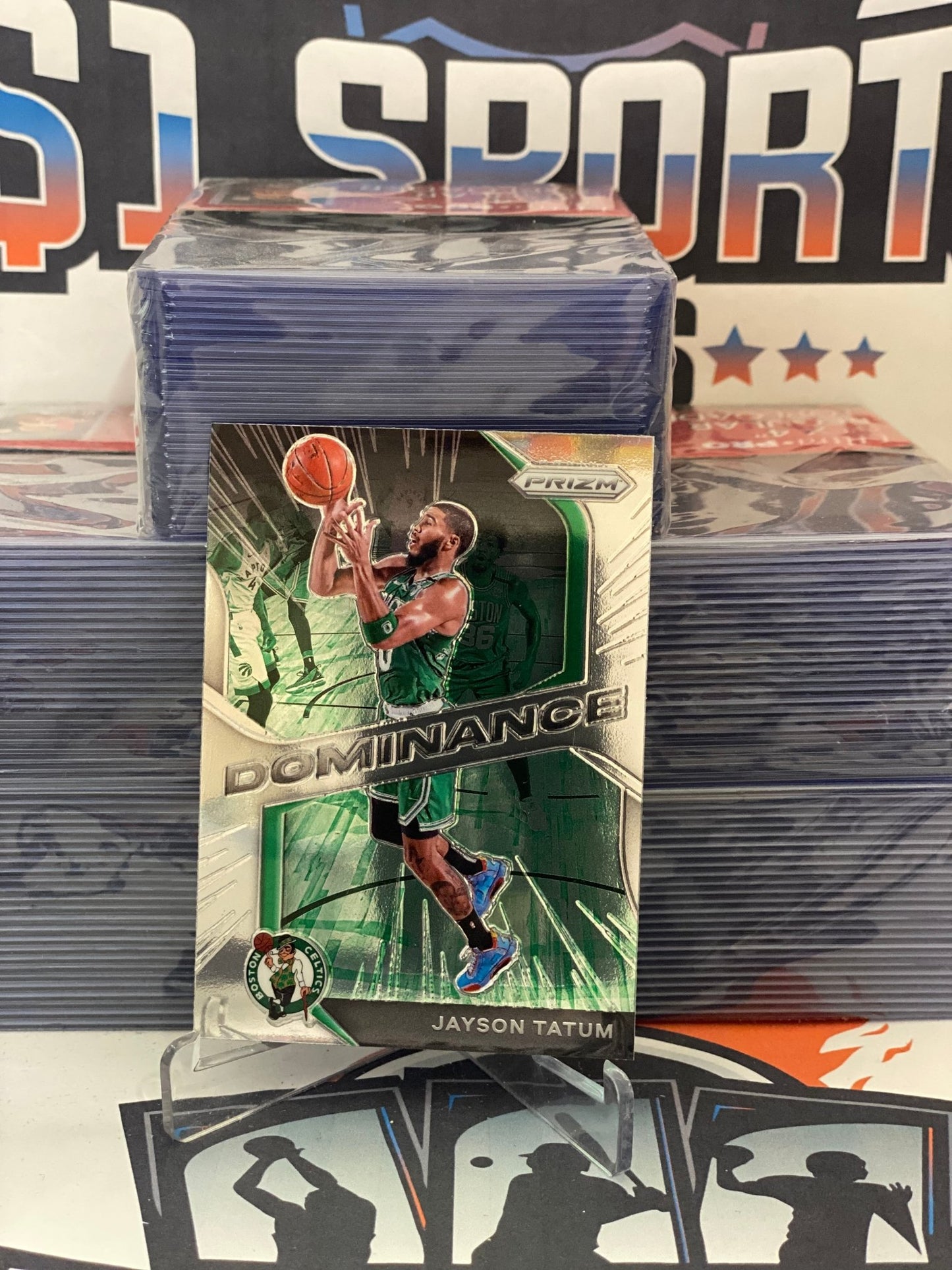 2020 Panini Prizm (Dominance) Jayson Tatum #9