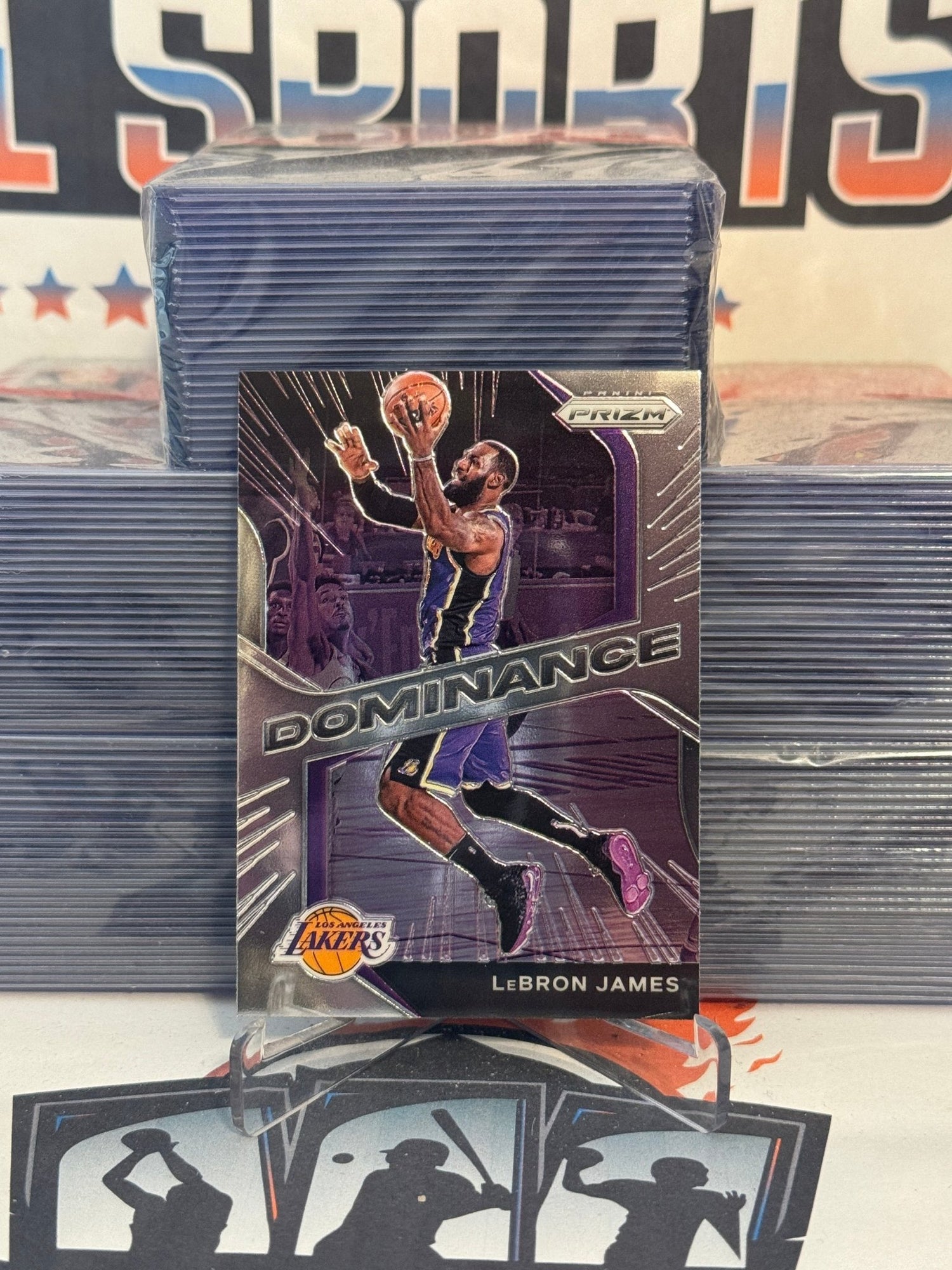 2020 Panini Prizm (Dominance) LeBron James #17