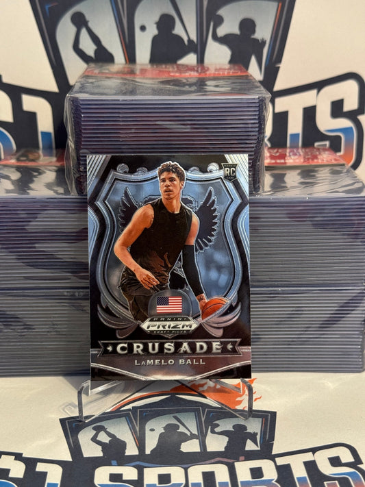 2020 Panini Prizm Draft Picks (Crusade) LaMelo Ball Rookie #83